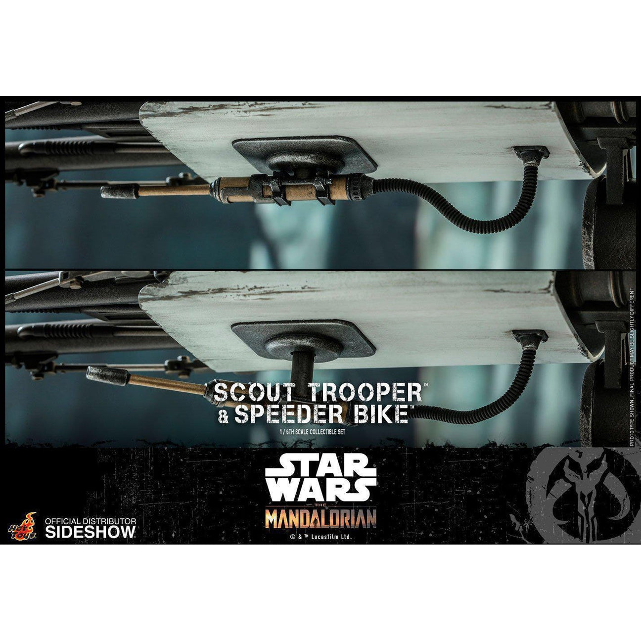 Star Wars: The Mandalorian - Scout Trooper and Speeder Bike 1:6 VORBESTELLUNG!-Actionfiguren-Hot Toys-mighty-underground