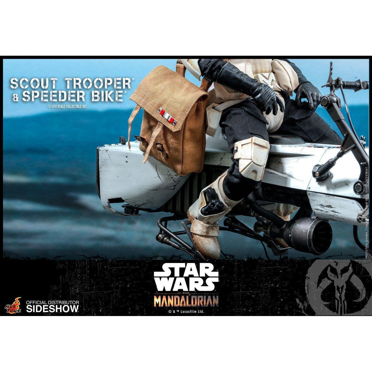 Star Wars: The Mandalorian - Scout Trooper and Speeder Bike 1:6 VORBESTELLUNG!-Actionfiguren-Hot Toys-mighty-underground