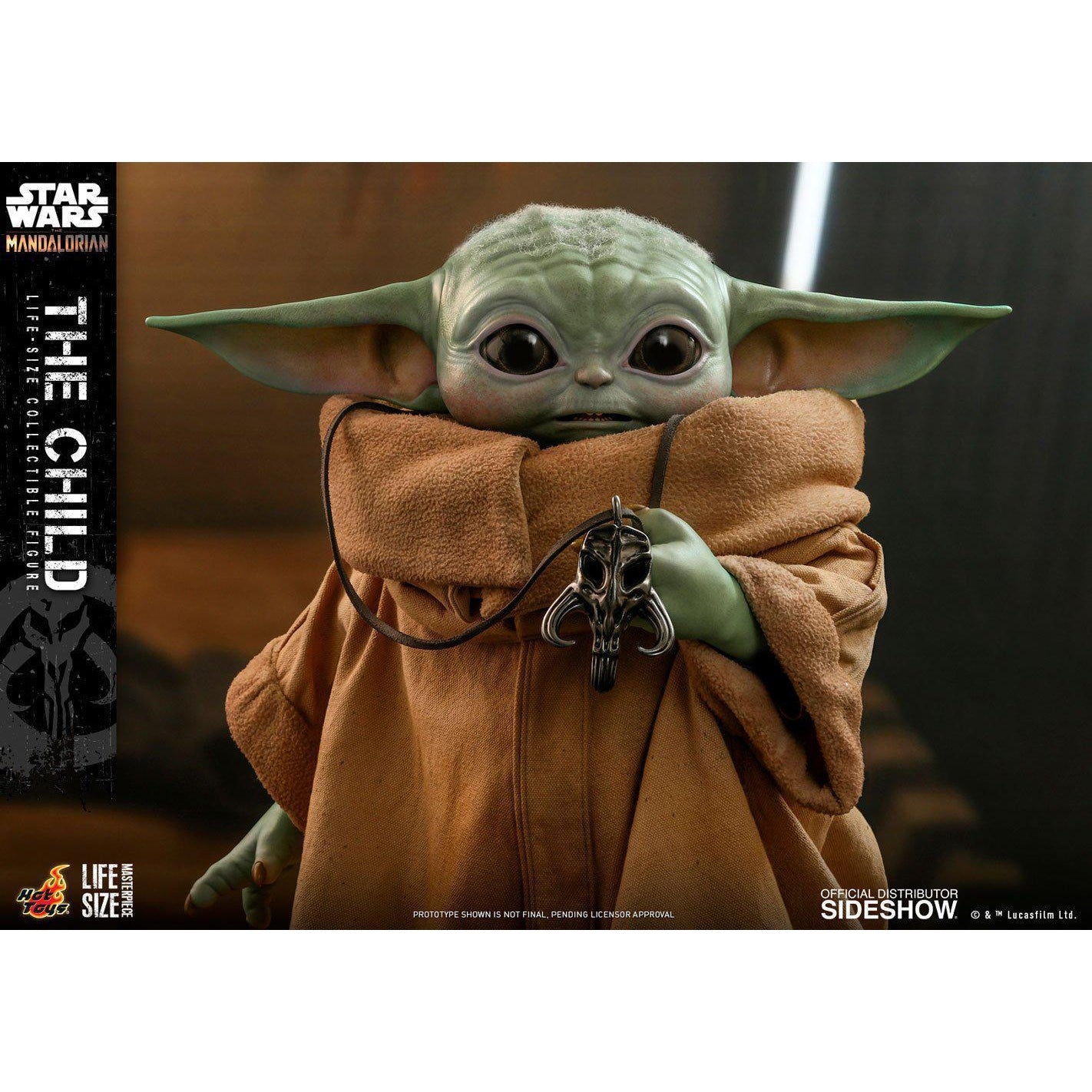 Star Wars: The Mandalorian - The Child Life Sized Figure VORBESTELLUNG!-Actionfiguren-Hot Toys-mighty-underground