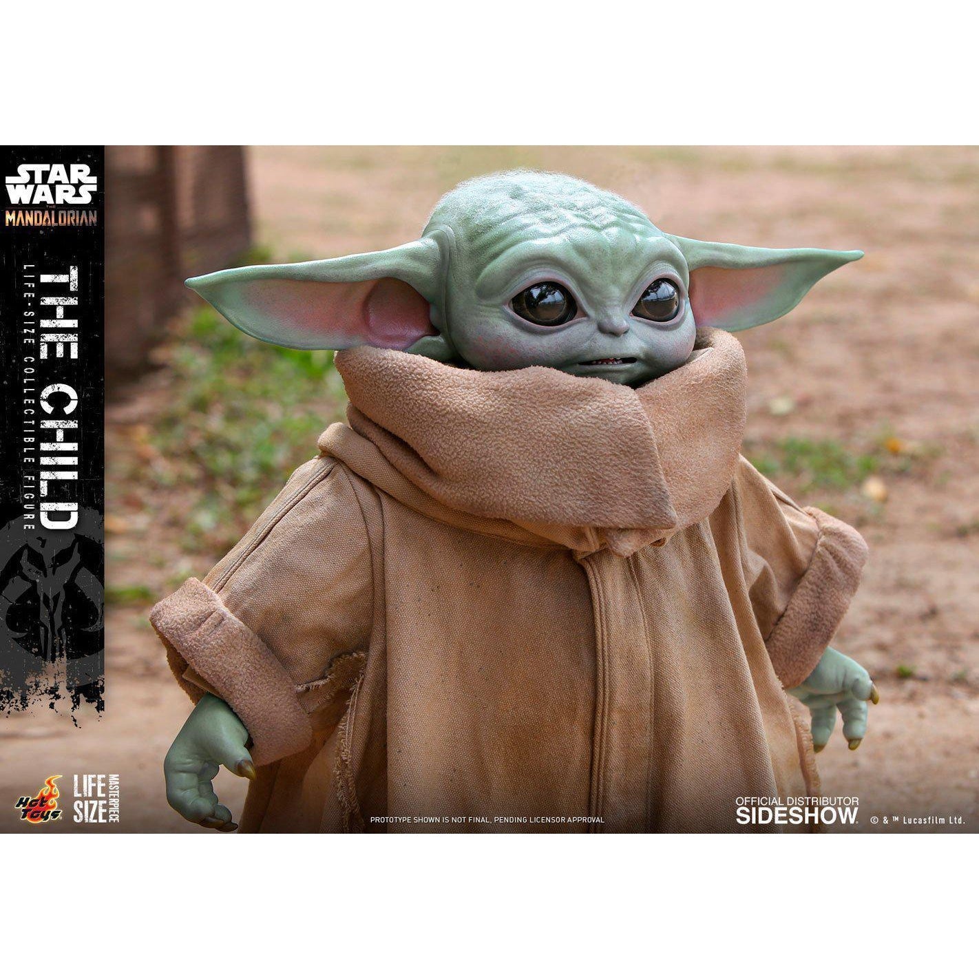 Star Wars: The Mandalorian - The Child Life Sized Figure VORBESTELLUNG!-Actionfiguren-Hot Toys-mighty-underground