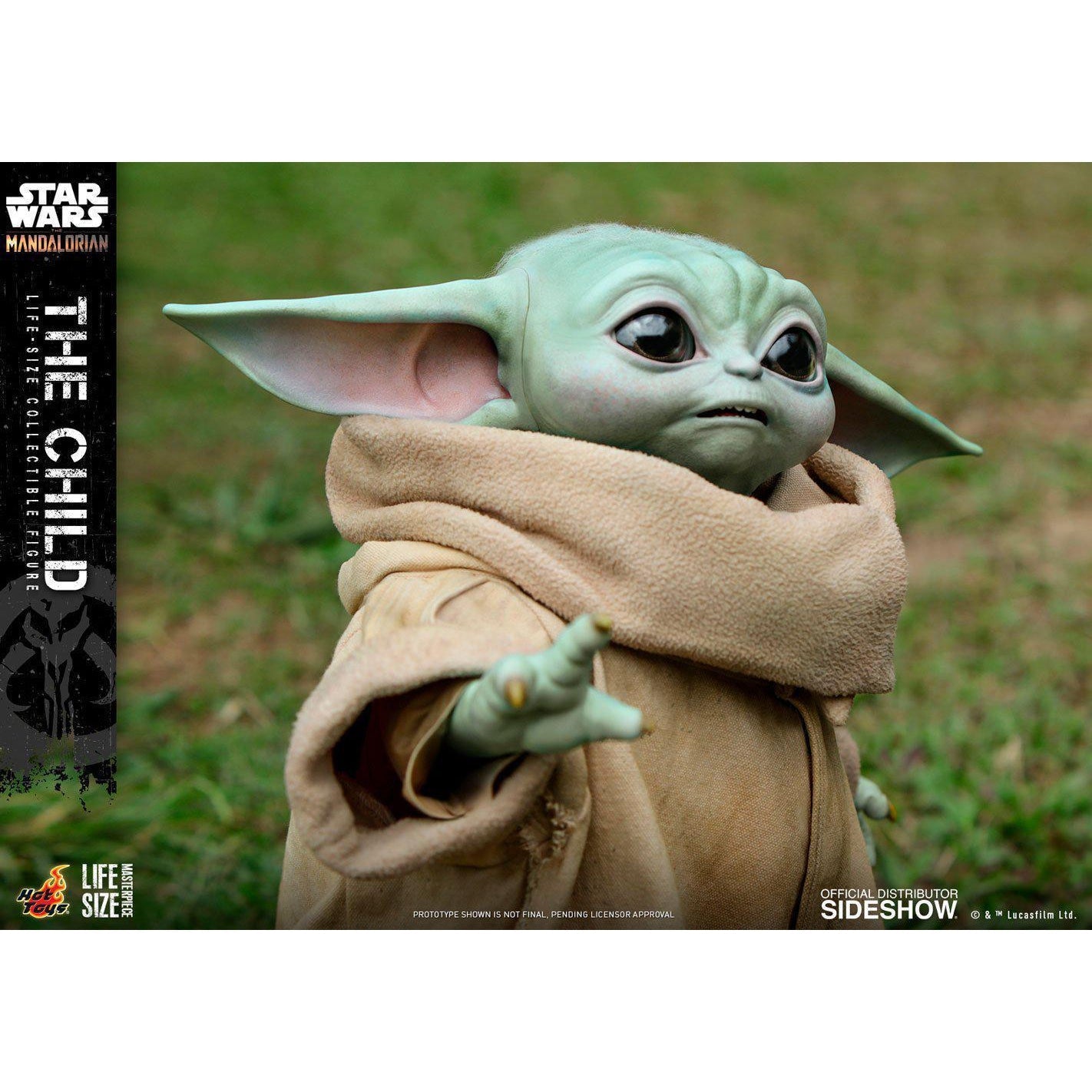 Star Wars: The Mandalorian - The Child Life Sized Figure VORBESTELLUNG!-Actionfiguren-Hot Toys-mighty-underground