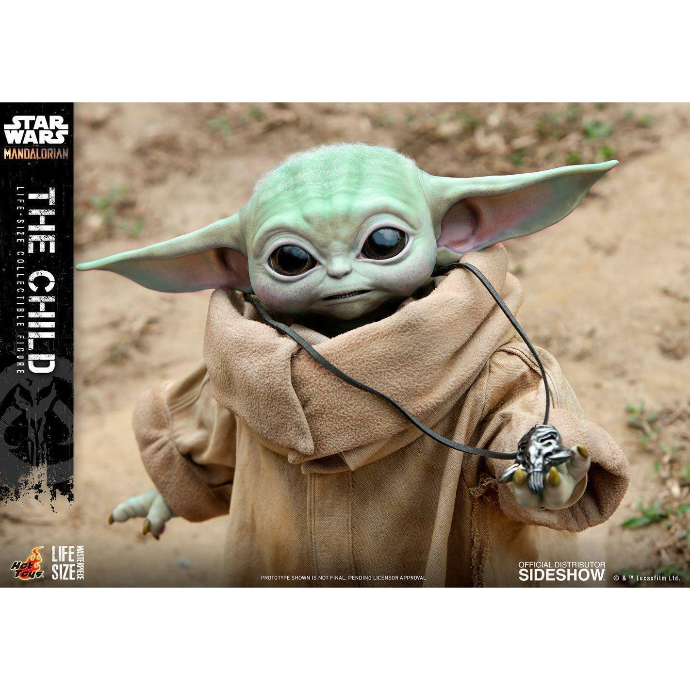 Star Wars: The Mandalorian - The Child Life Sized Figure VORBESTELLUNG!-Actionfiguren-Hot Toys-mighty-underground