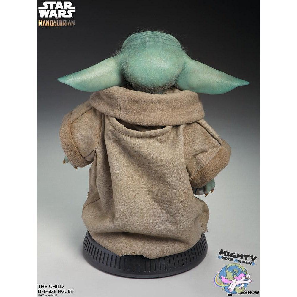Star Wars: The Mandalorian - The Child Life Sized Statue-Statue-Sideshow-mighty-underground