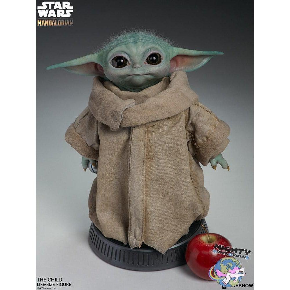 Star Wars: The Mandalorian - The Child Life Sized Statue-Statue-Sideshow-mighty-underground