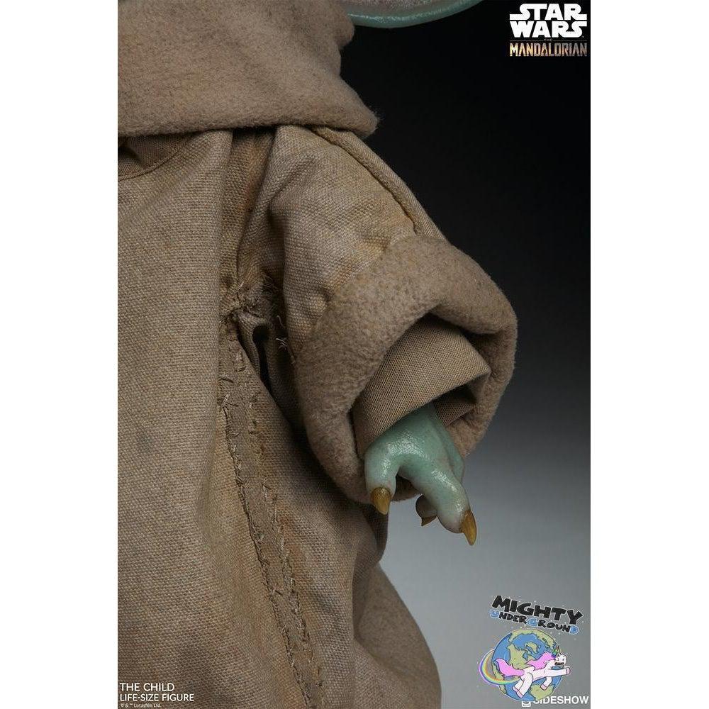 Star Wars: The Mandalorian - The Child Life Sized Statue-Statue-Sideshow-mighty-underground
