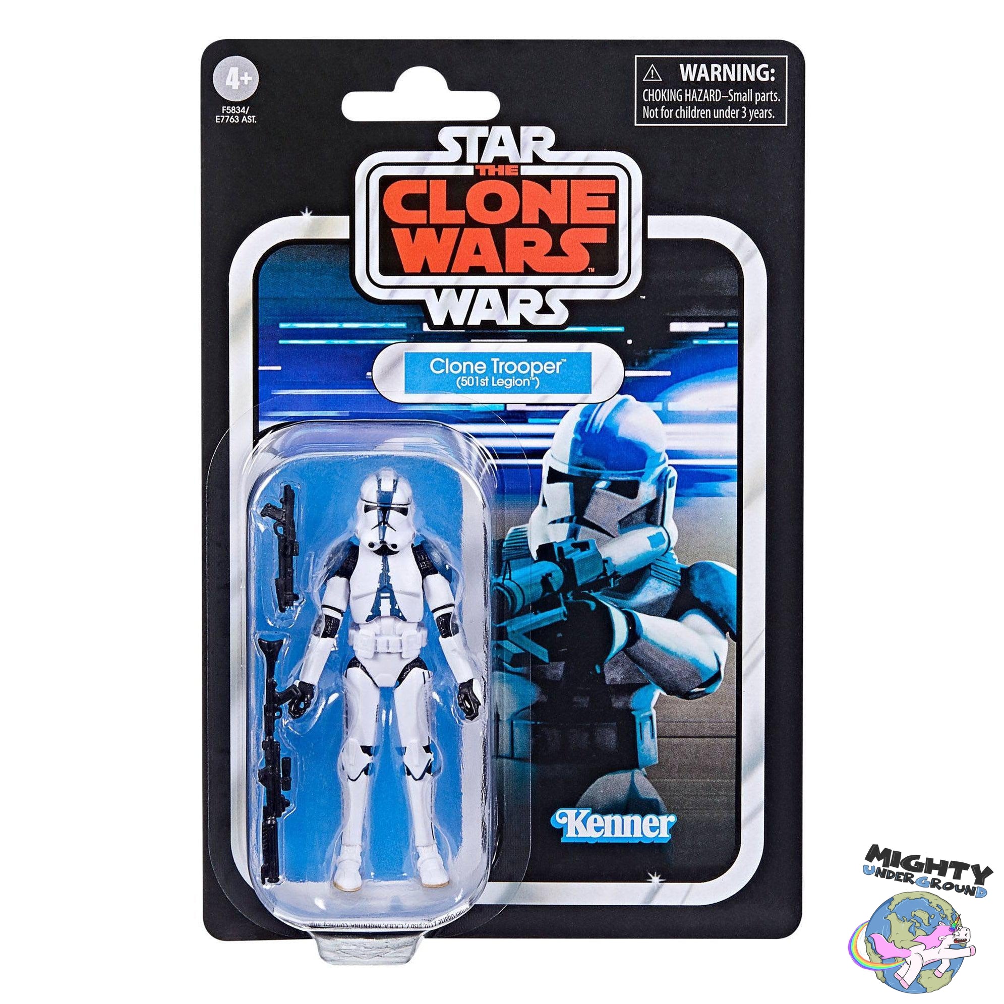 Star Wars Vintage Collection: 501st Legion Clone Trooper (Clone Wars) - 10 cm-Actionfiguren-Hasbro-Mighty Underground