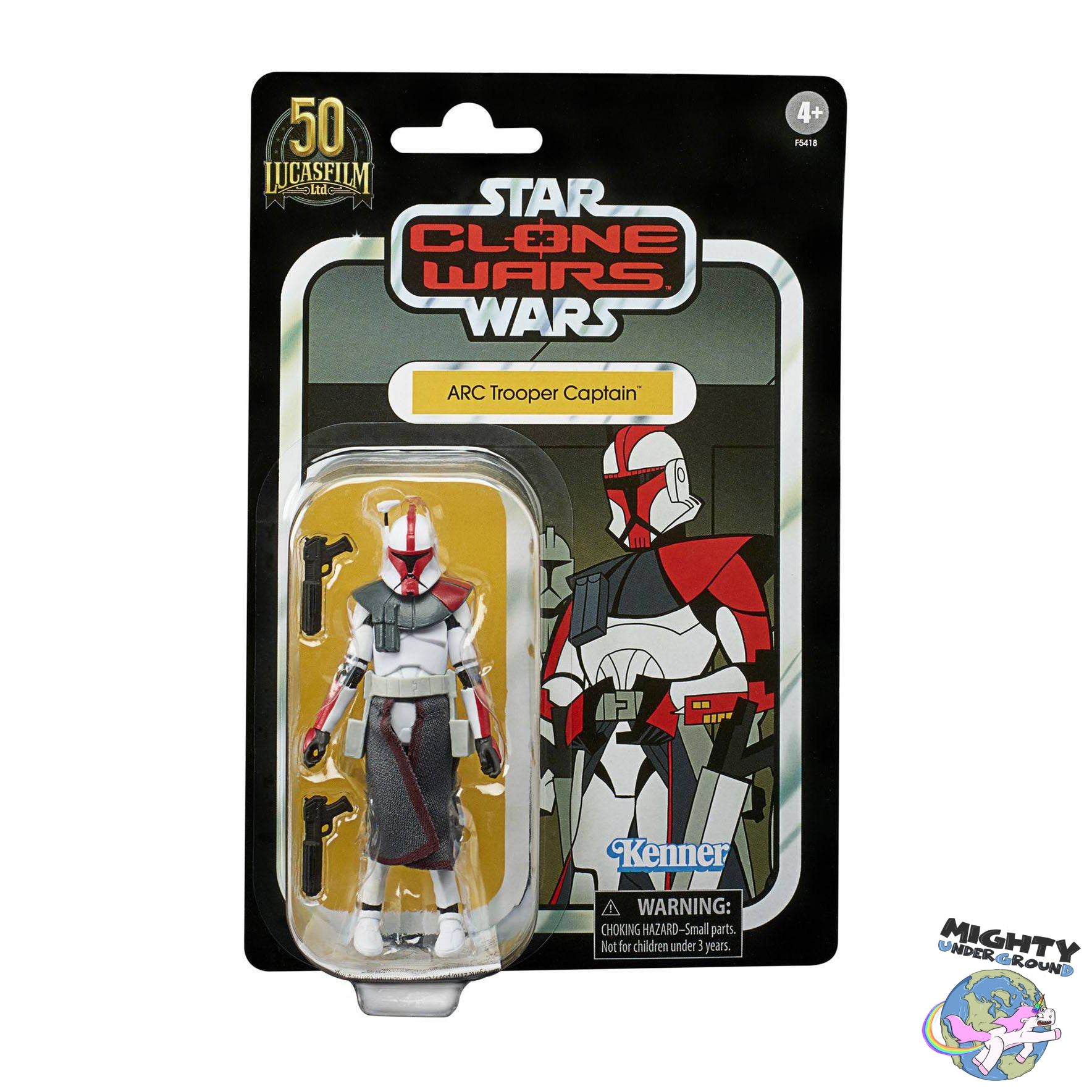 Star Wars Vintage Collection: ARC Trooper Captain (The Clone Wars) - 10 cm-Actionfiguren-Hasbro-Mighty Underground