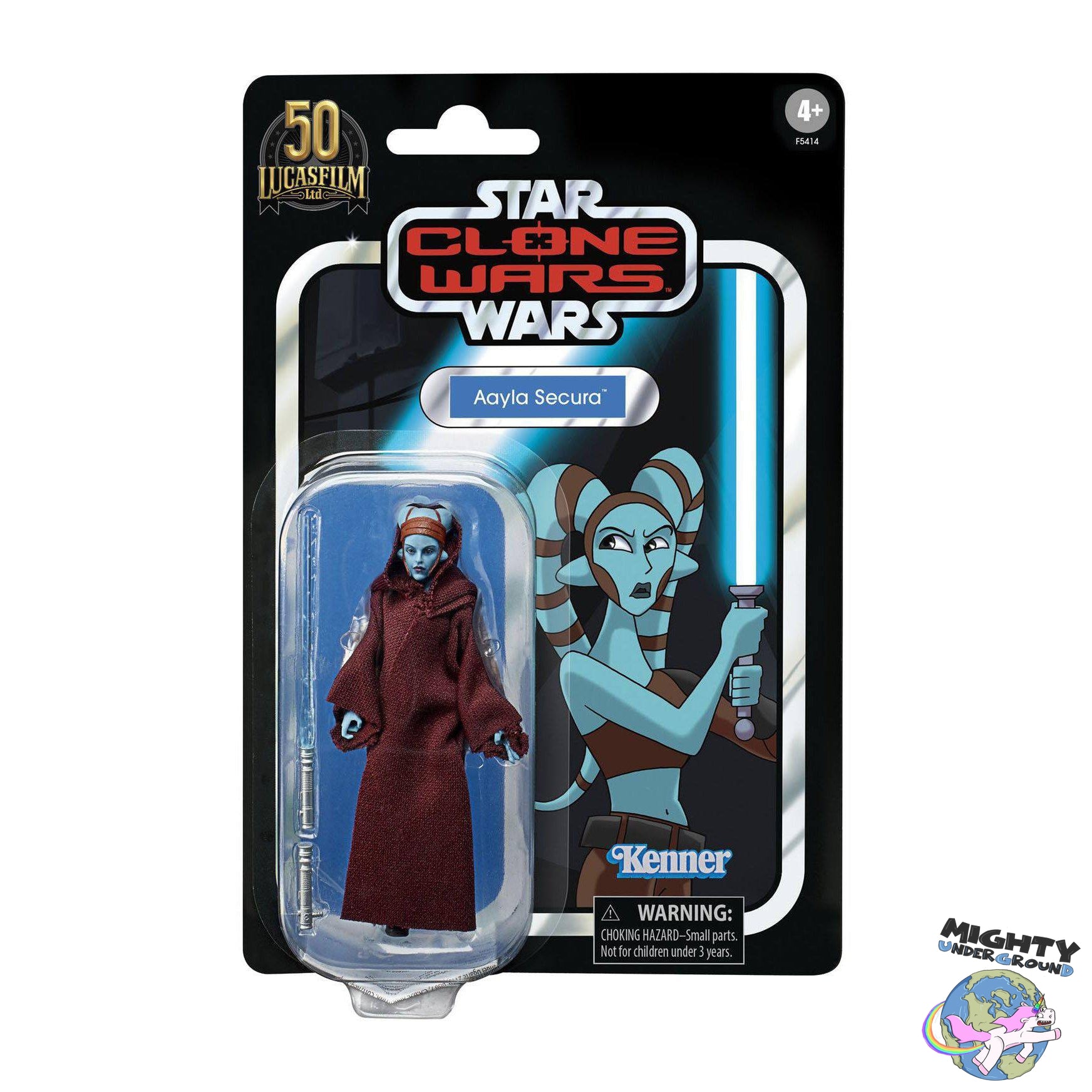 Star Wars Vintage Collection: Aayla Secura (The Clone Wars) - 10 cm-Actionfiguren-Hasbro-Mighty Underground