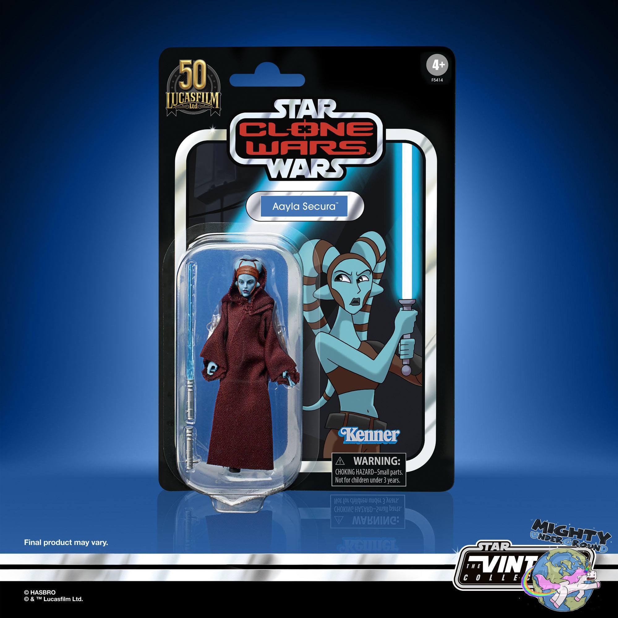 Star Wars Vintage Collection: Aayla Secura (The Clone Wars) - 10 cm-Actionfiguren-Hasbro-Mighty Underground
