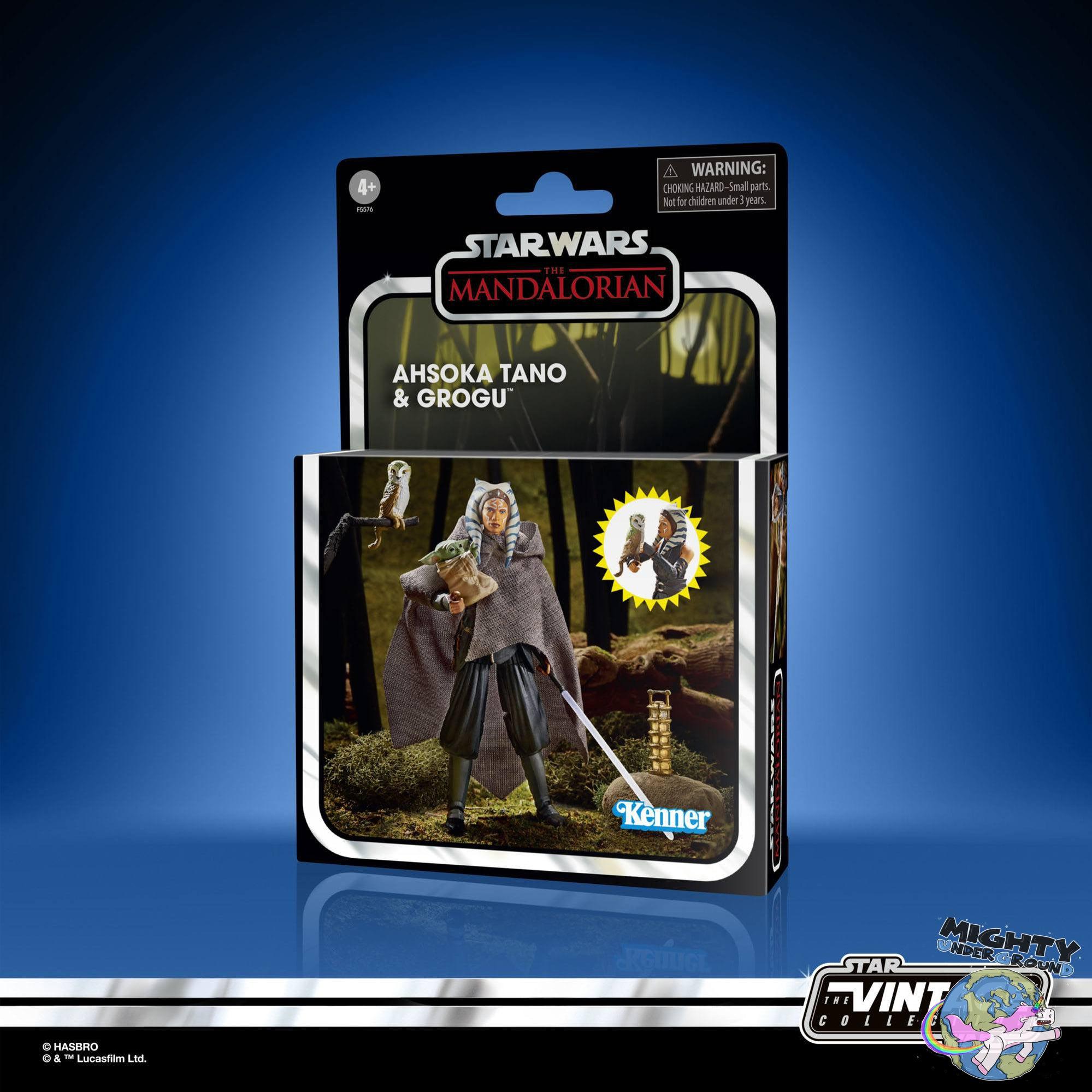 Star Wars Vintage Collection: Ahsoka Tano & Grogu (The Mandalorian) - 10 cm-Actionfiguren-Hasbro-Mighty Underground