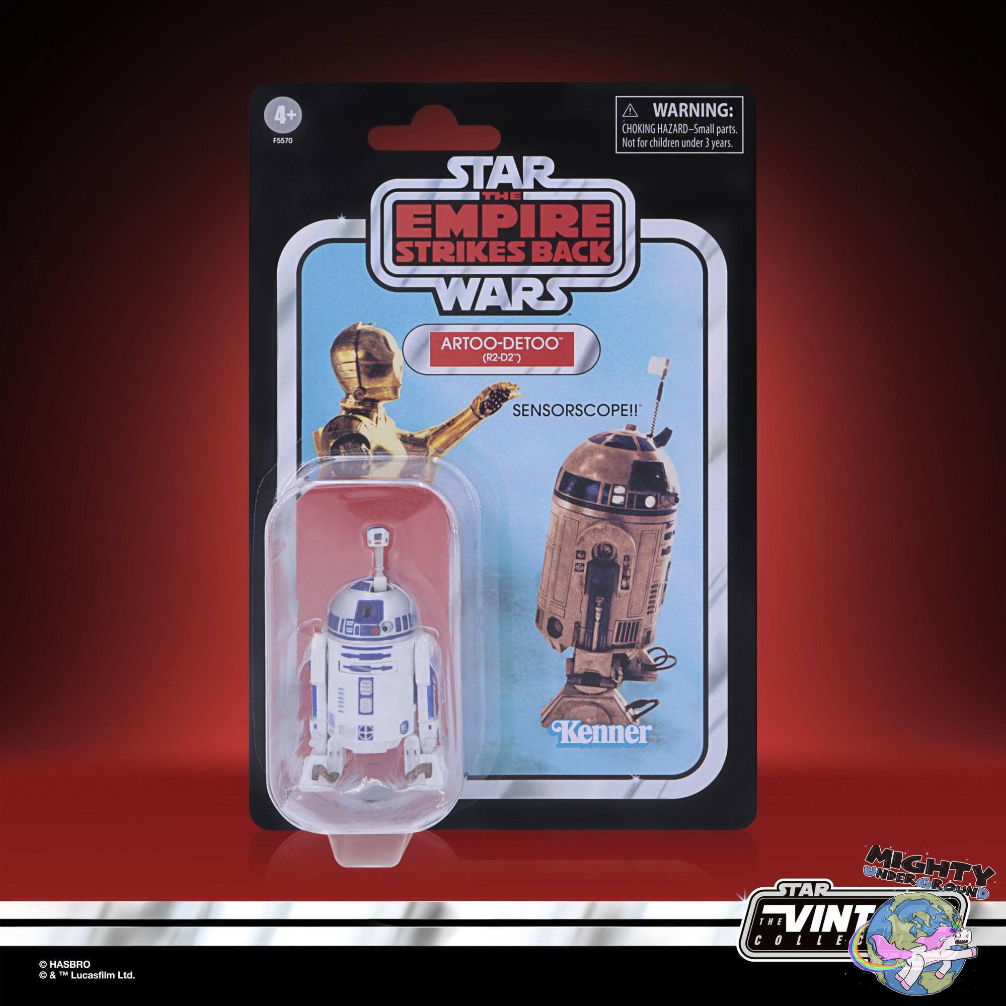 Star Wars Vintage Collection: Artoo-Detoo (R2-D2) - 10 cm-Actionfiguren-Hasbro-Mighty Underground