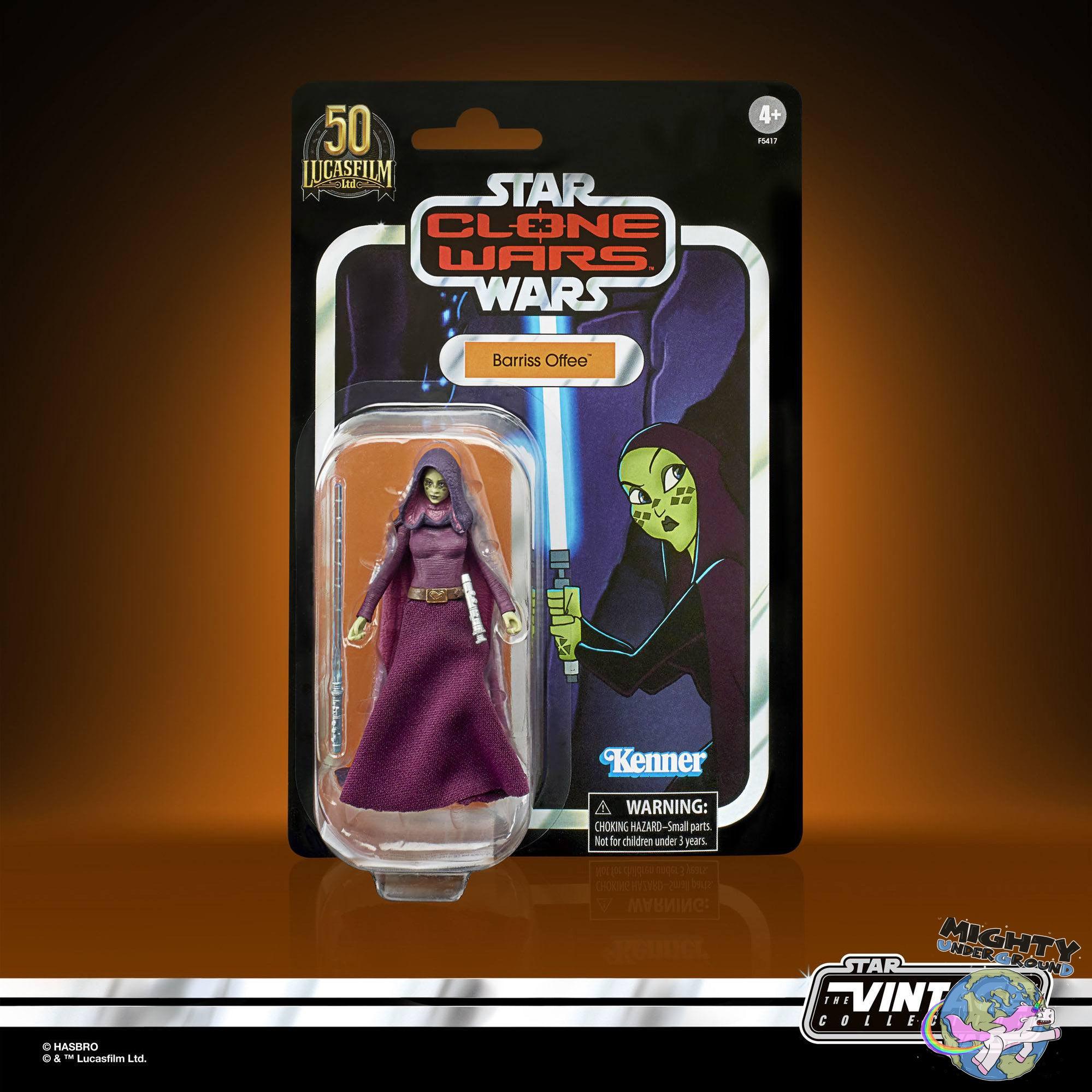 Star Wars Vintage Collection: Barriss Offee (The Clone Wars) - 10 cm-Actionfiguren-Hasbro-Mighty Underground