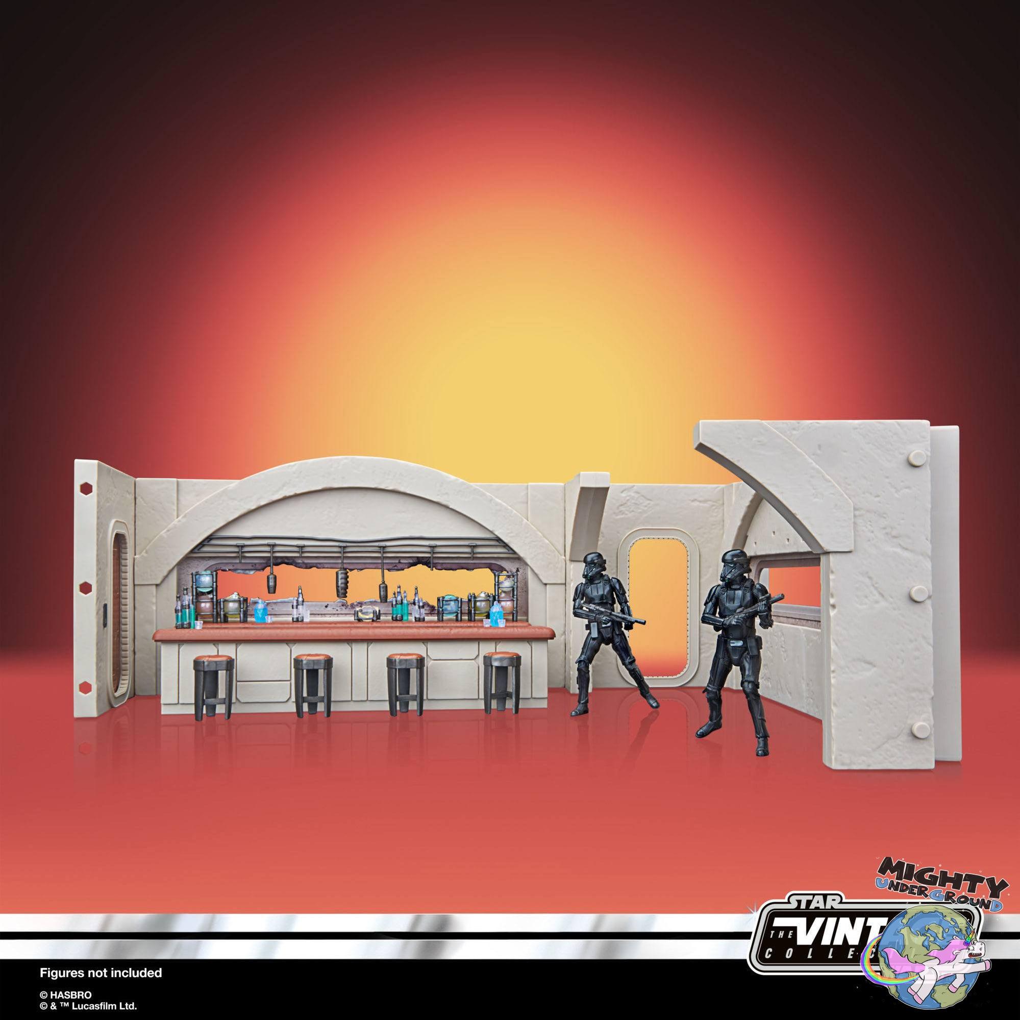 Star Wars Vintage Collection: Cantina with Imperial Death Trooper (Nevarro, The Mandalorian) - 10 cm-Actionfiguren-Hasbro-Mighty Underground
