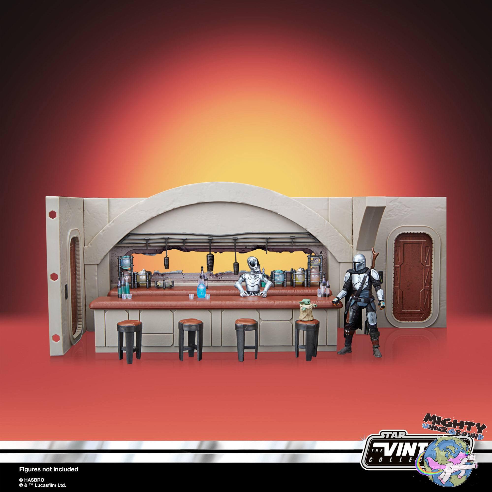 Star Wars Vintage Collection: Cantina with Imperial Death Trooper (Nevarro, The Mandalorian) - 10 cm-Actionfiguren-Hasbro-Mighty Underground