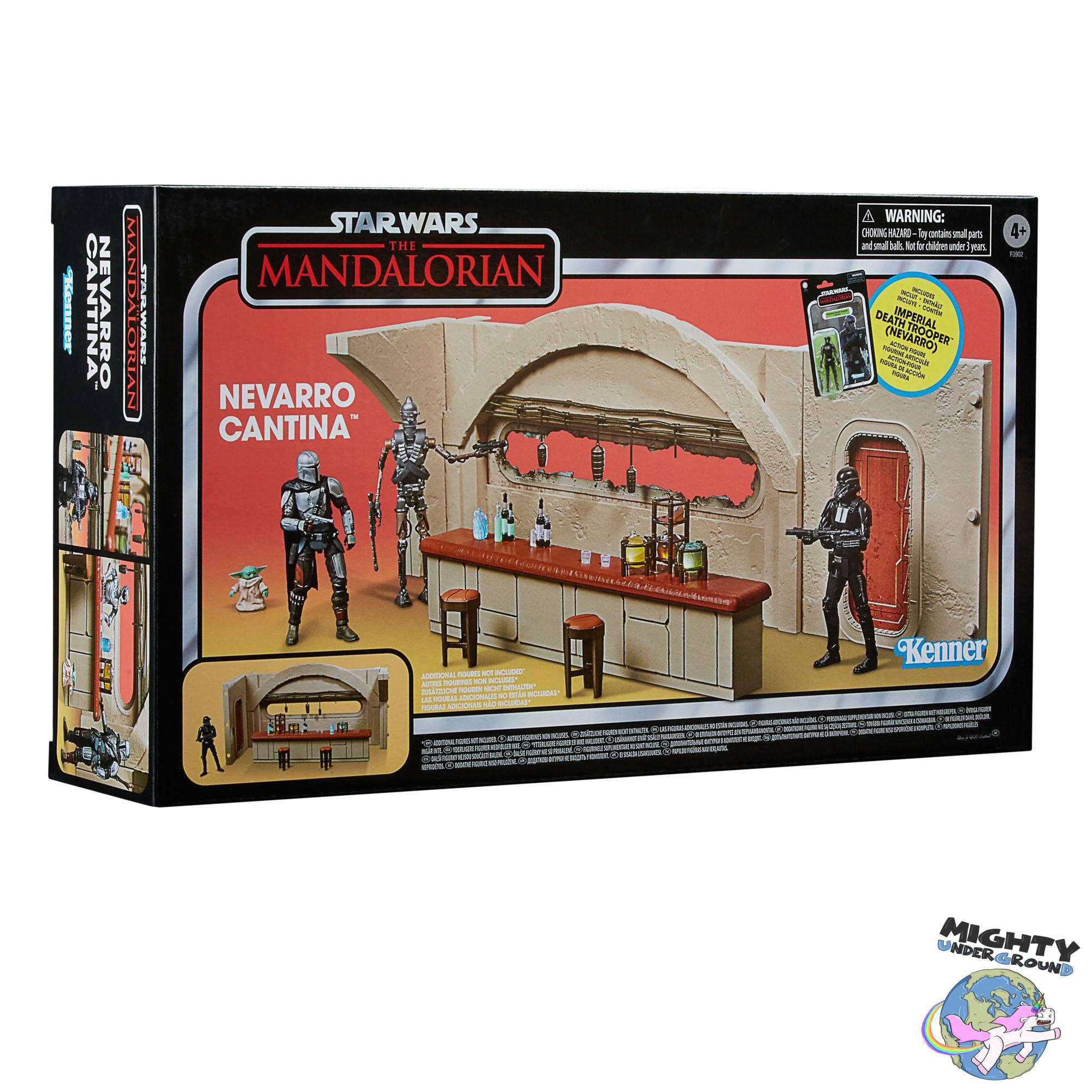 Star Wars Vintage Collection: Cantina with Imperial Death Trooper (Nevarro, The Mandalorian) - 10 cm-Actionfiguren-Hasbro-Mighty Underground