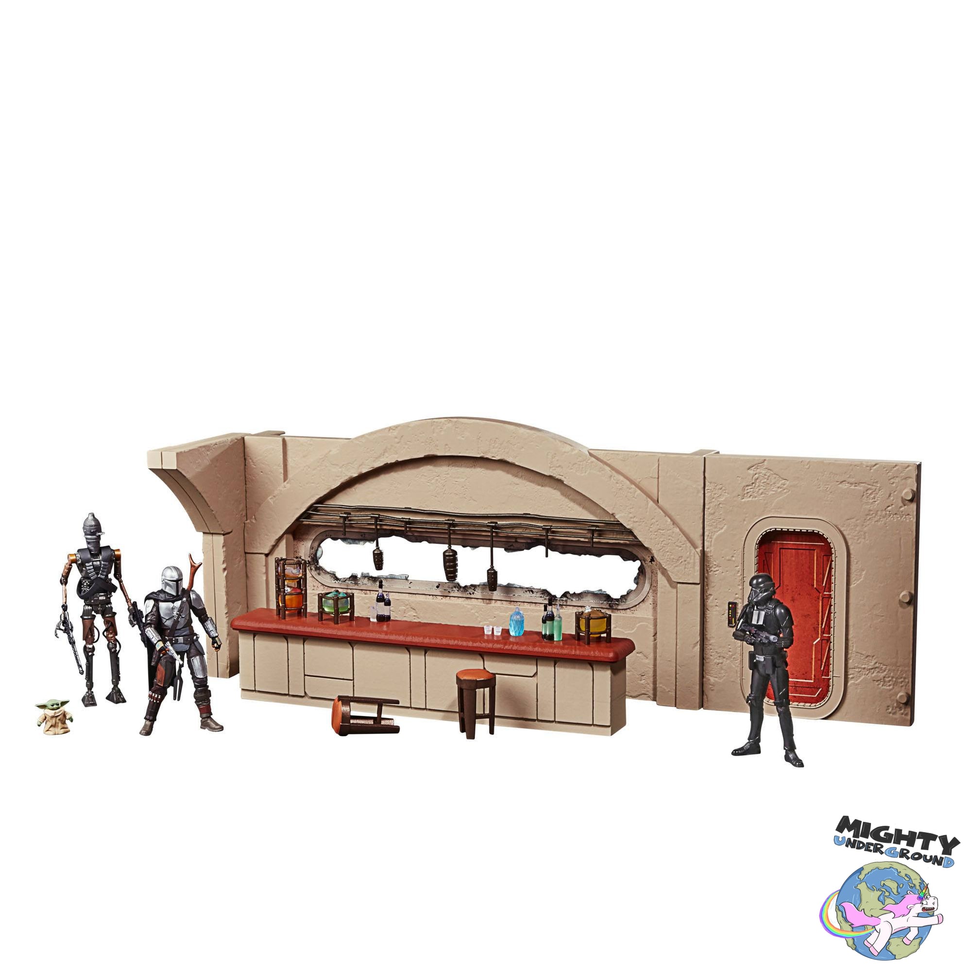 Star Wars Vintage Collection: Cantina with Imperial Death Trooper (Nevarro, The Mandalorian) - 10 cm-Actionfiguren-Hasbro-Mighty Underground