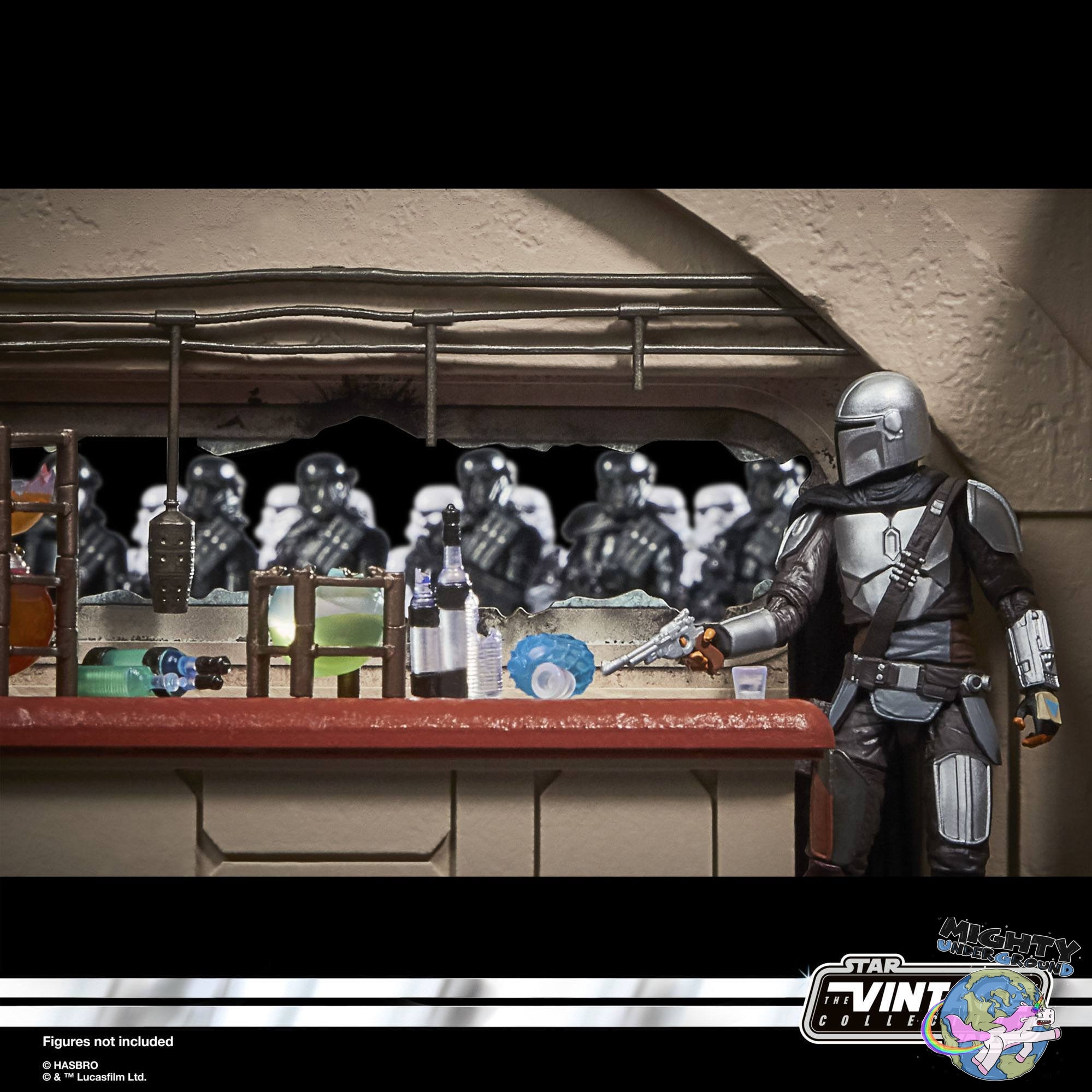 Star Wars Vintage Collection: Cantina with Imperial Death Trooper (Nevarro, The Mandalorian) - 10 cm-Actionfiguren-Hasbro-Mighty Underground
