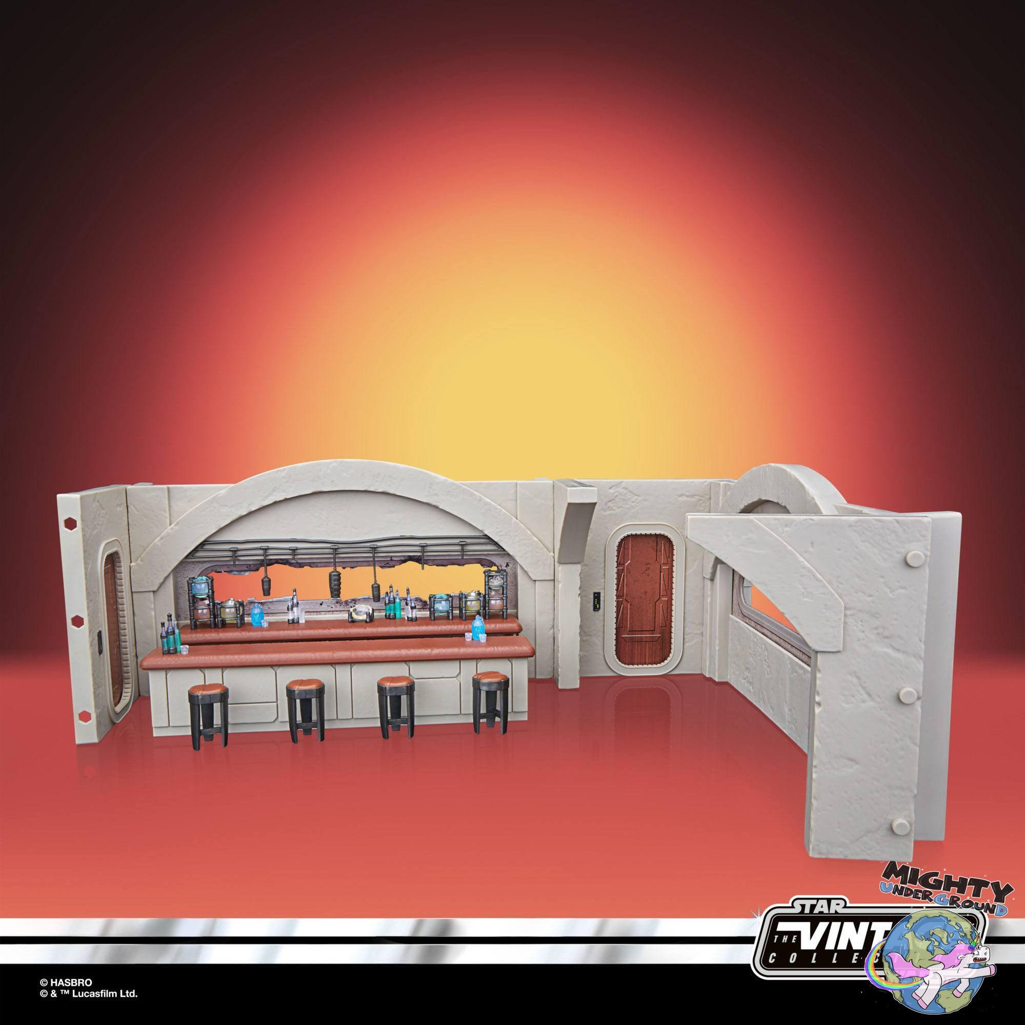 Star Wars Vintage Collection: Cantina with Imperial Death Trooper (Nevarro, The Mandalorian) - 10 cm-Actionfiguren-Hasbro-Mighty Underground