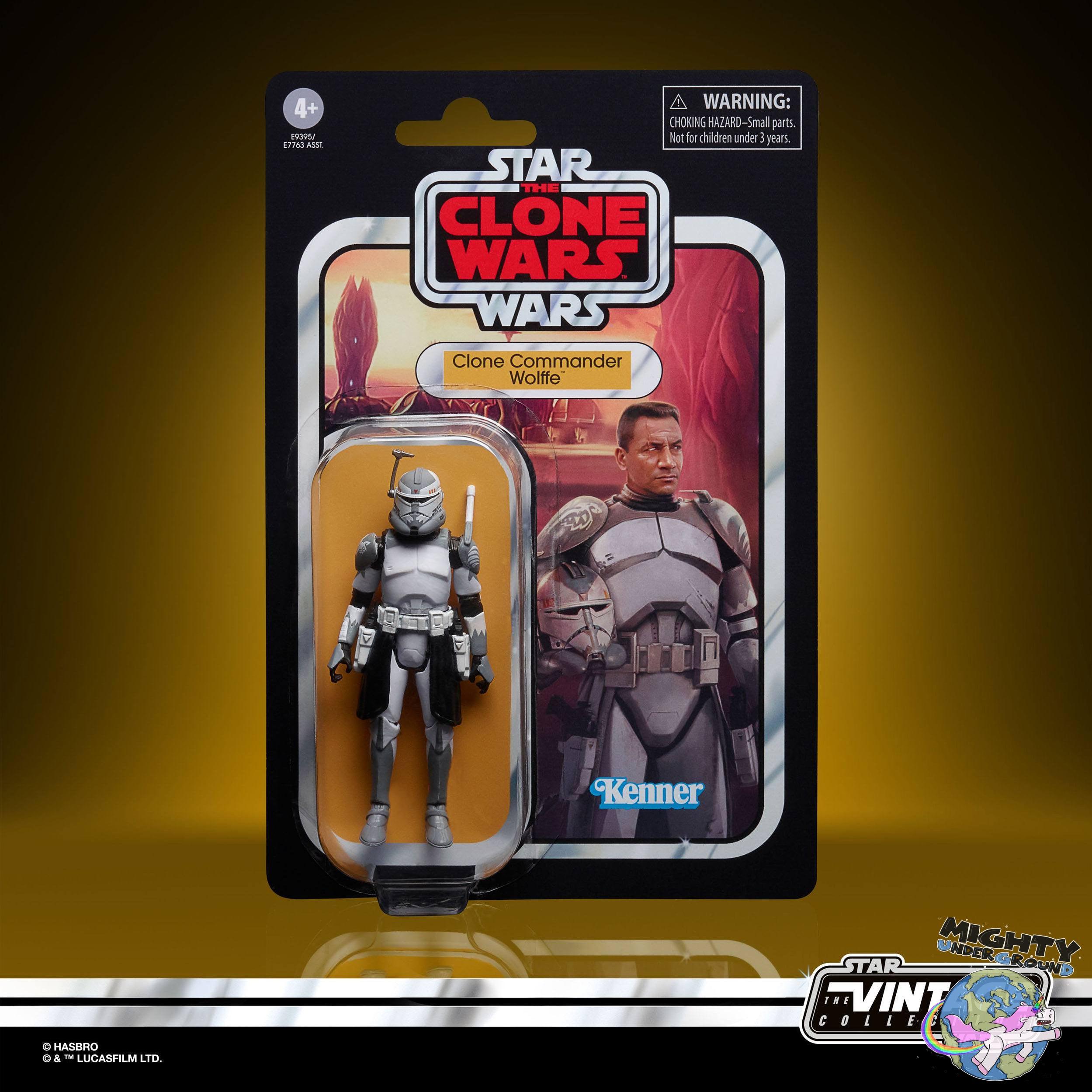 Star Wars Vintage Collection: Clone Commander Wolffe (The Clone Wars) - 10 cm-Actionfiguren-Hasbro-Mighty Underground