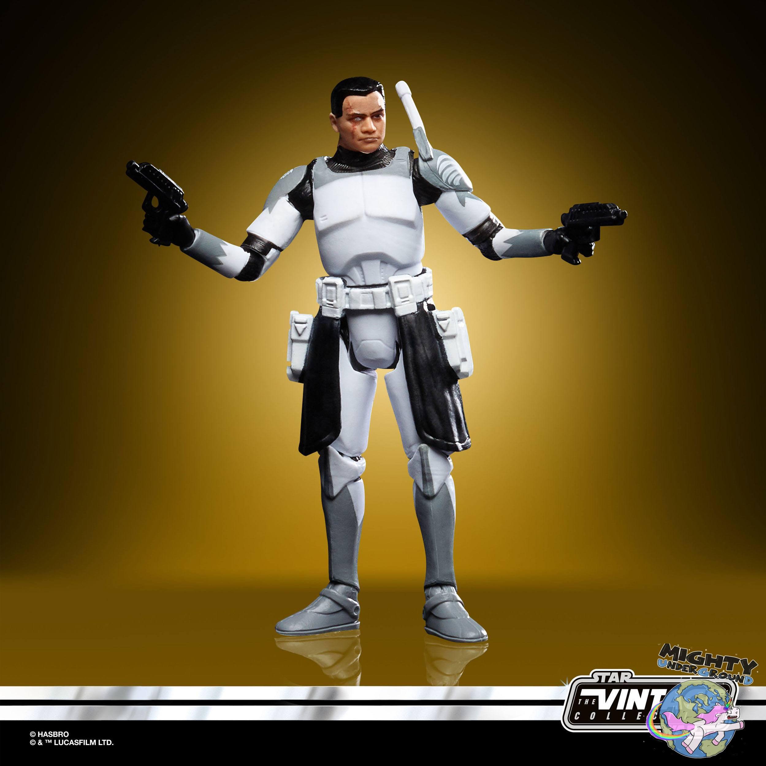 Star Wars Vintage Collection: Clone Commander Wolffe (The Clone Wars) - 10 cm-Actionfiguren-Hasbro-Mighty Underground