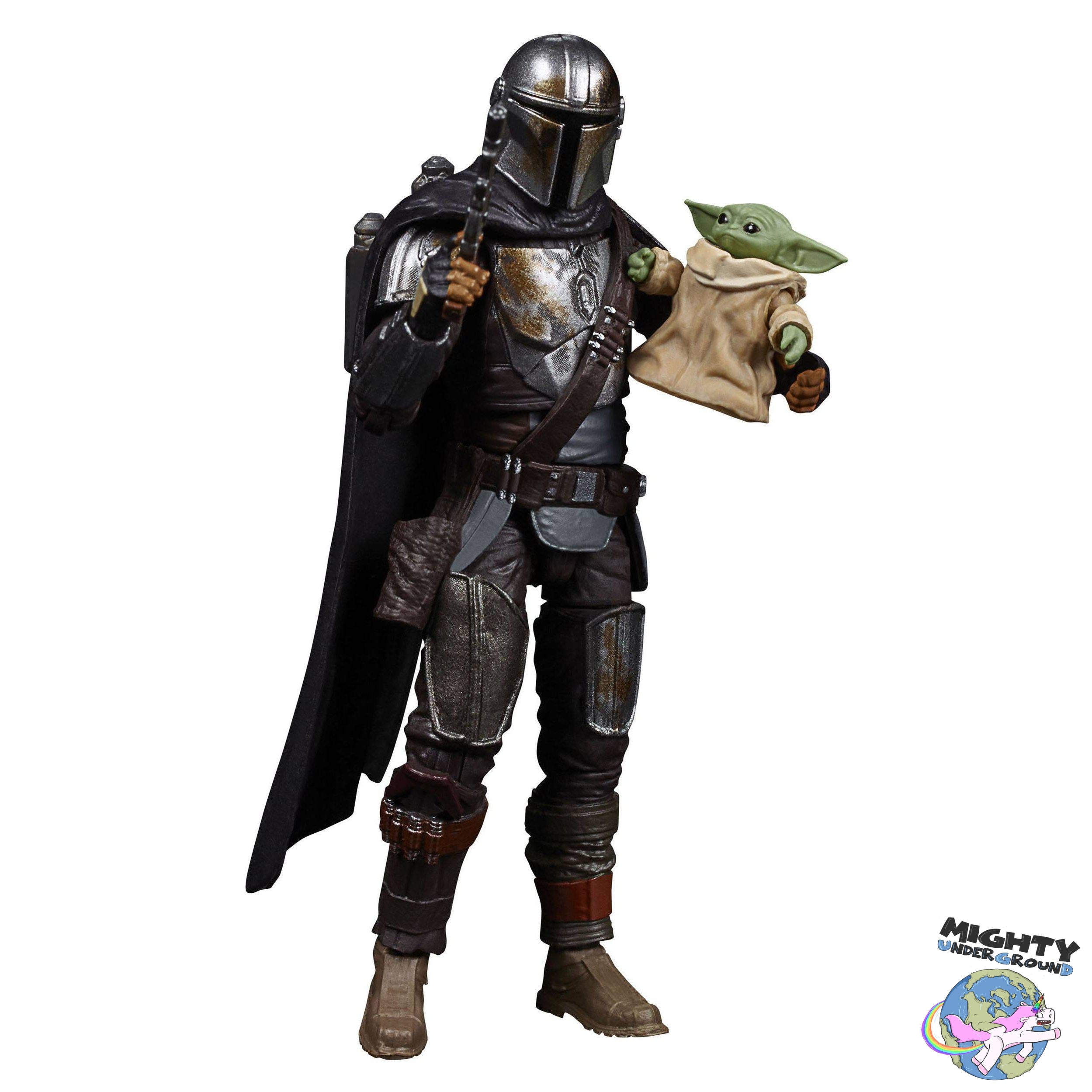 Star Wars Vintage Collection: Din Djarin (The Mandalorian) & Grogu (The Child) - 10 cm-Actionfiguren-Hasbro-Mighty Underground