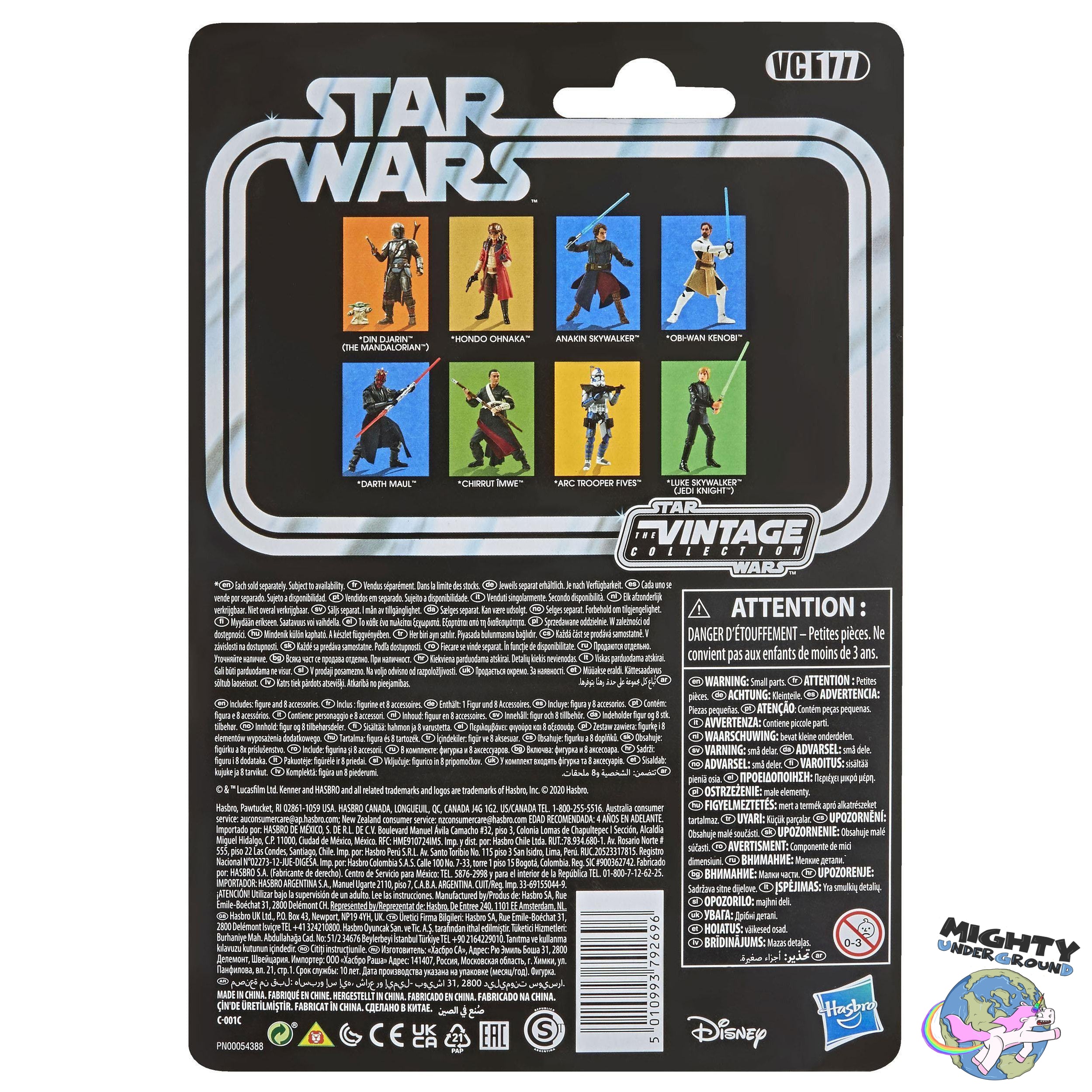 Star Wars Vintage Collection: Din Djarin (The Mandalorian) & Grogu (The Child) - 10 cm-Actionfiguren-Hasbro-Mighty Underground