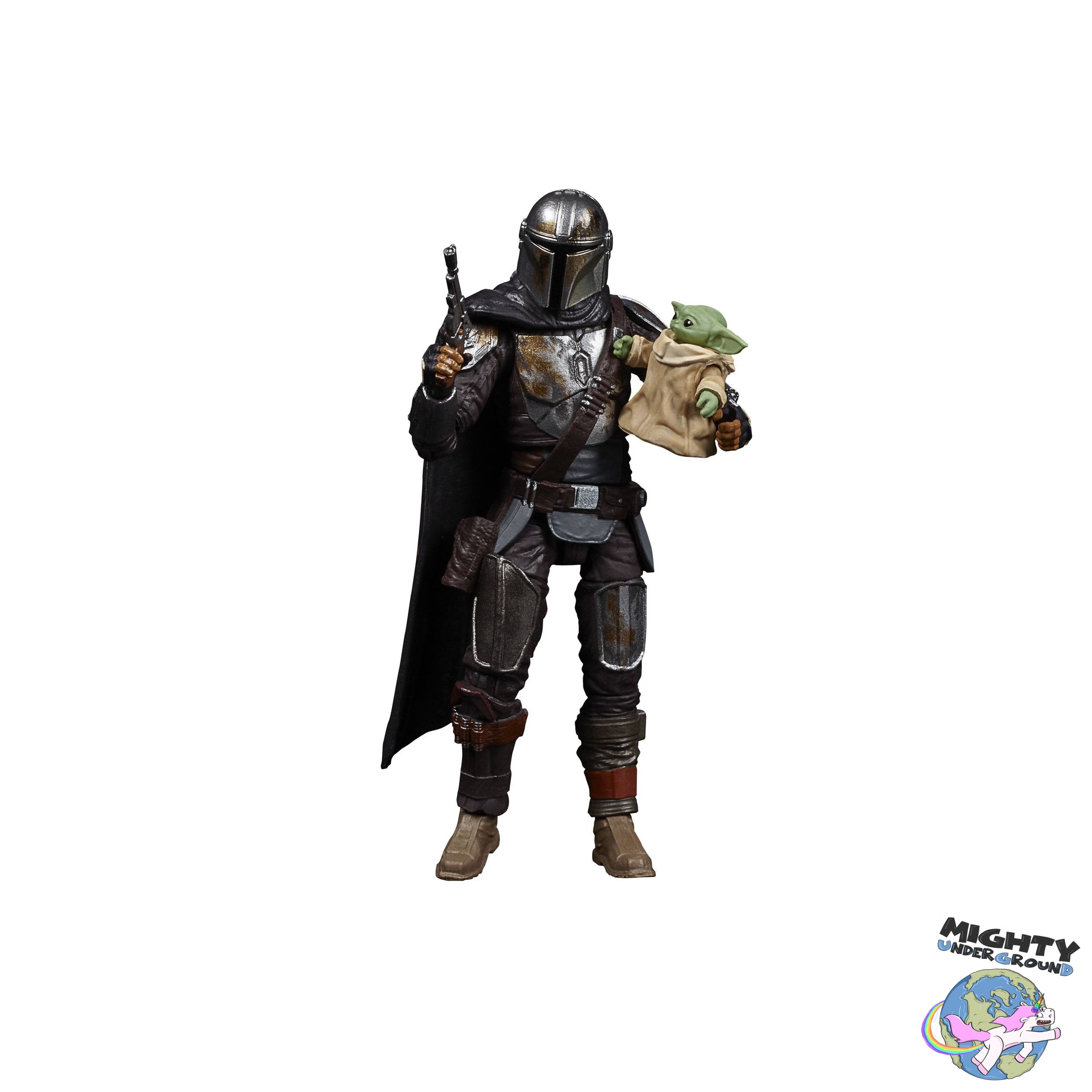 Star Wars Vintage Collection: Din Djarin (The Mandalorian) & Grogu (The Child) - 10 cm-Actionfiguren-Hasbro-Mighty Underground