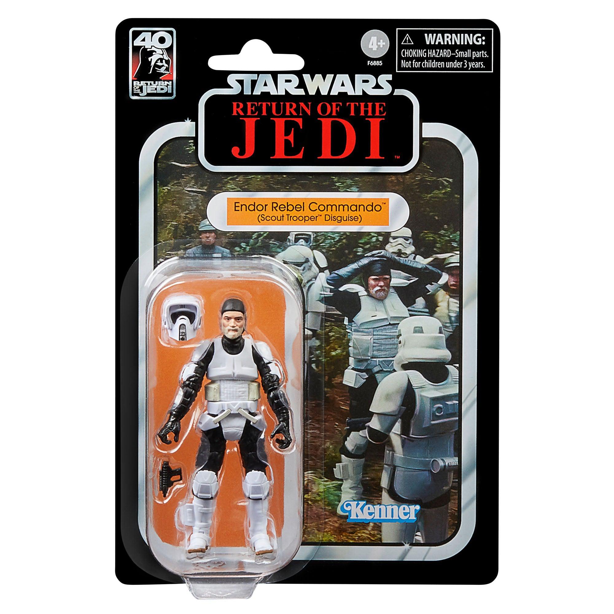 Star Wars Vintage Collection: Endor Bunker with Endor Rebel Commando (Scout Trooper Disguise, EP VI)-Actionfiguren-Hasbro-Mighty Underground