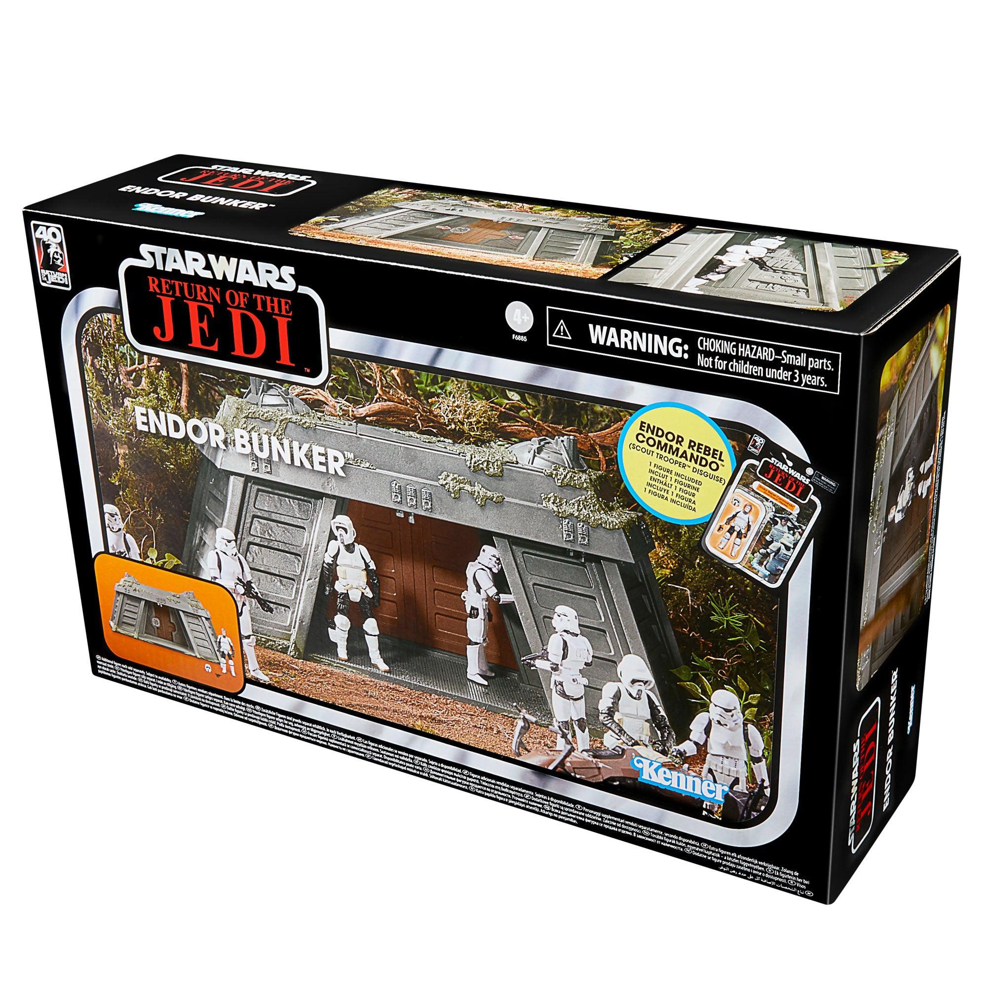 Star Wars Vintage Collection: Endor Bunker with Endor Rebel Commando (Scout Trooper Disguise, EP VI)-Actionfiguren-Hasbro-Mighty Underground