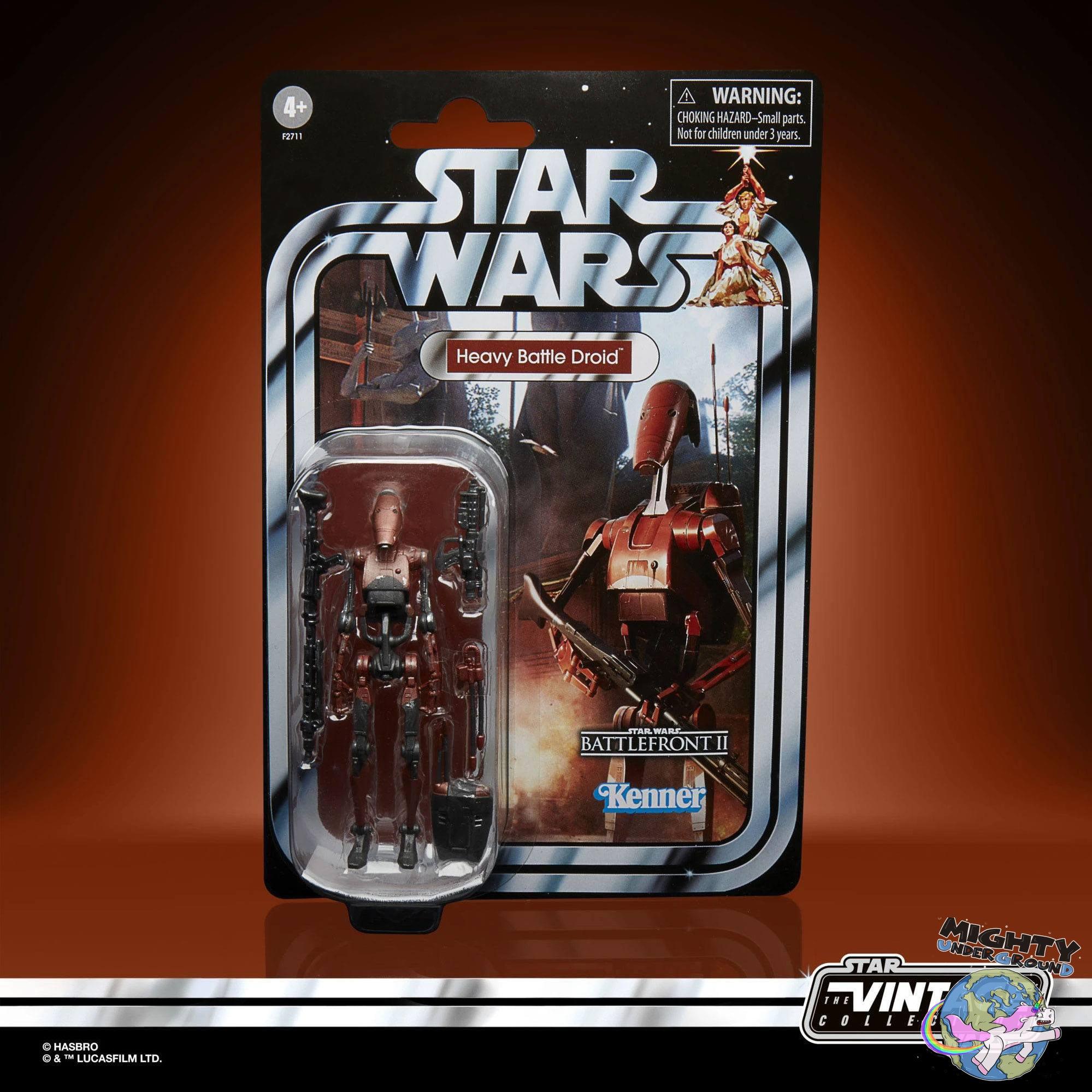 Star Wars Vintage Collection: Heavy Battle Droid (Battlefront II) - 10 cm-Actionfiguren-Hasbro-Mighty Underground