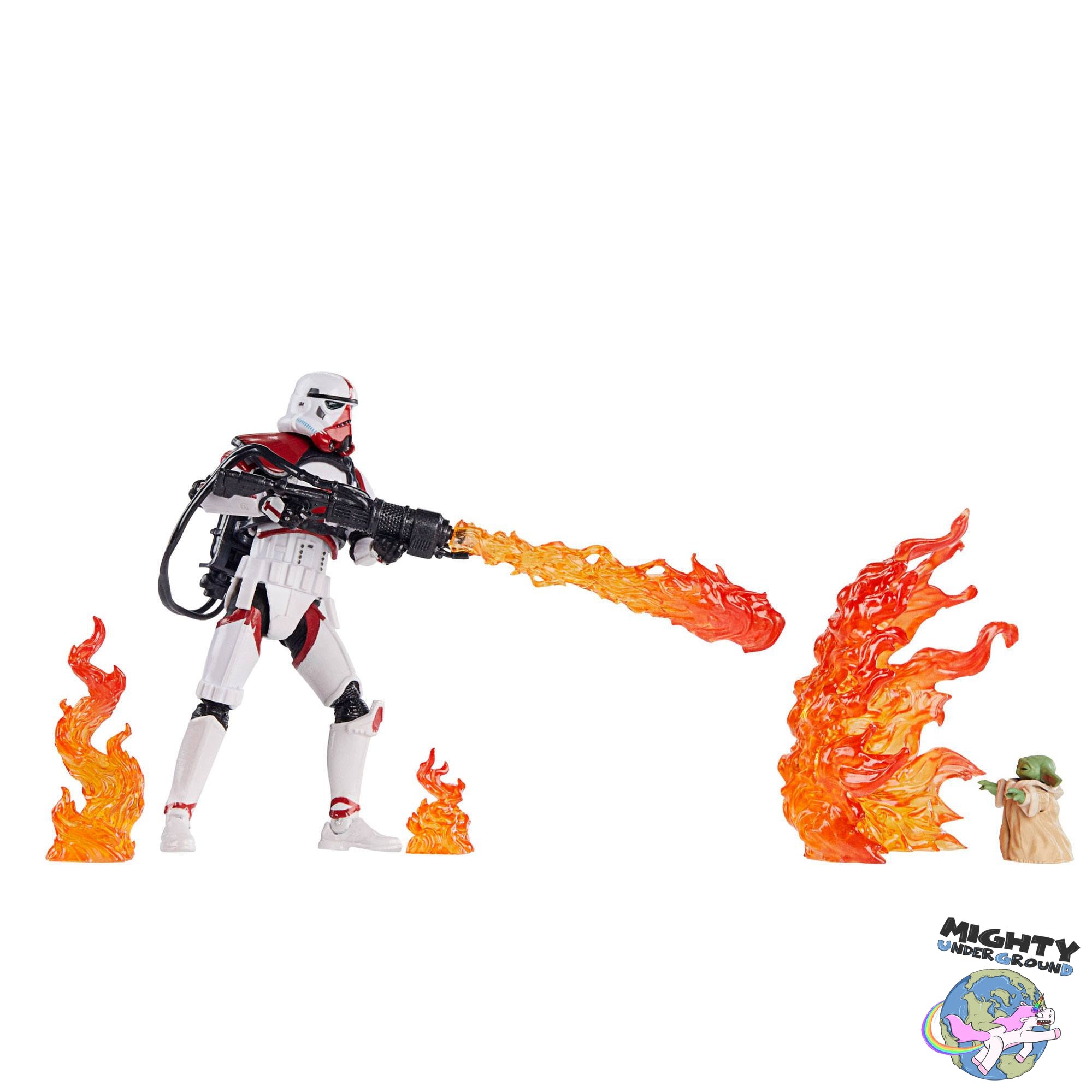 Star Wars Vintage Collection: Incinerator Trooper & Grogu (The Mandalorian) - 10 cm-Actionfiguren-Hasbro-Mighty Underground