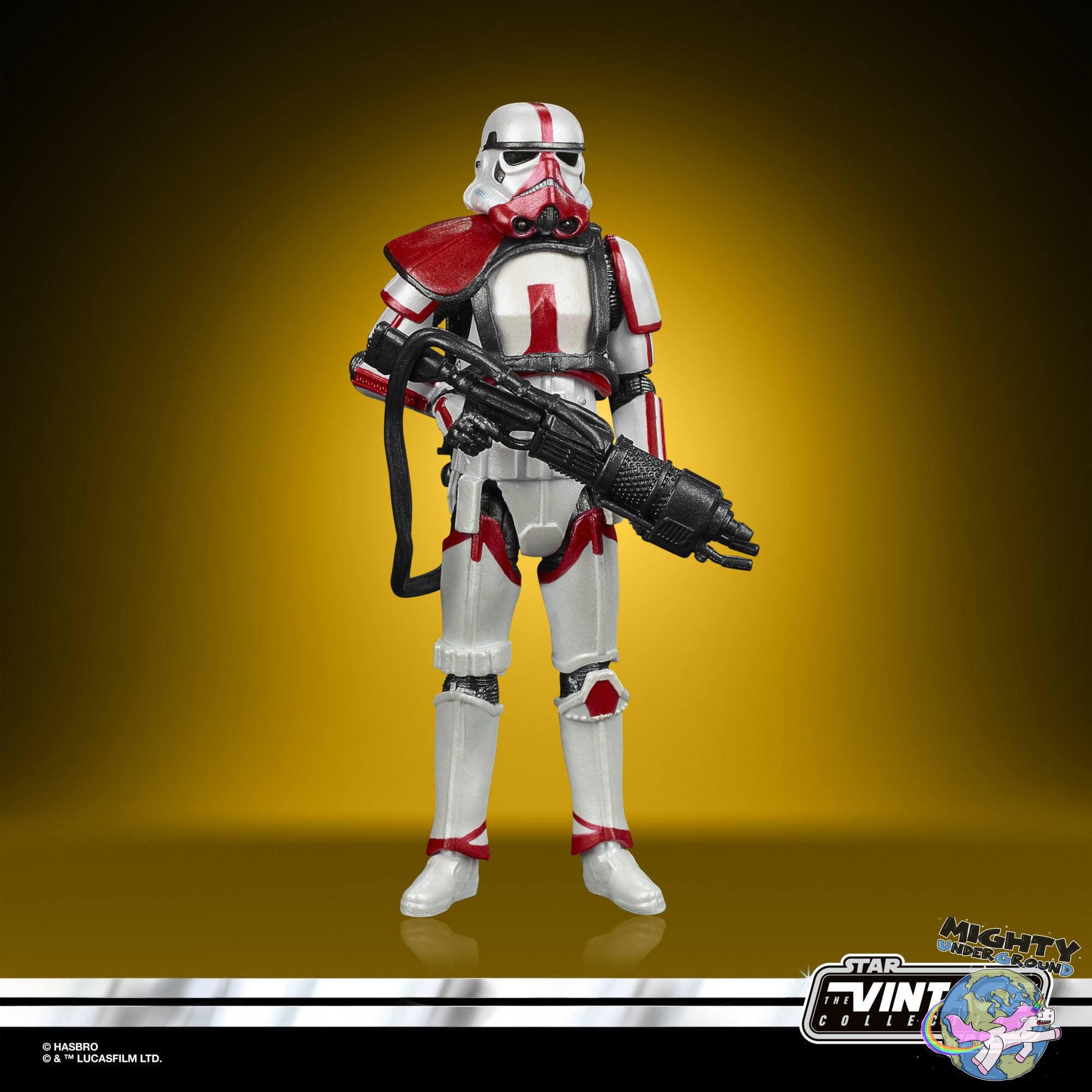 Star Wars Vintage Collection: Incinerator Trooper (The Mandalorian, Carbonized) - 10 cm-Actionfiguren-Hasbro-Mighty Underground