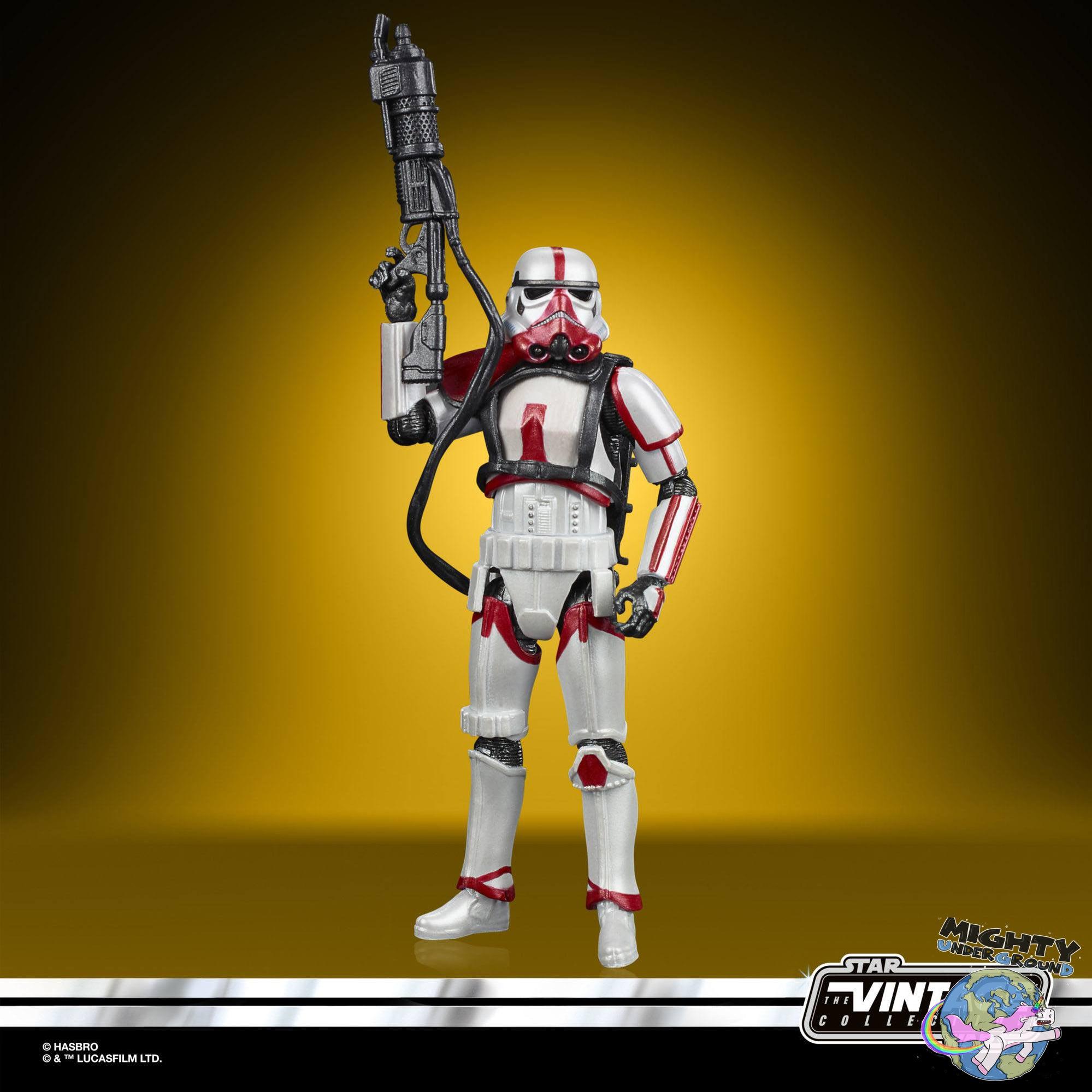 Star Wars Vintage Collection: Incinerator Trooper (The Mandalorian, Carbonized) - 10 cm-Actionfiguren-Hasbro-Mighty Underground