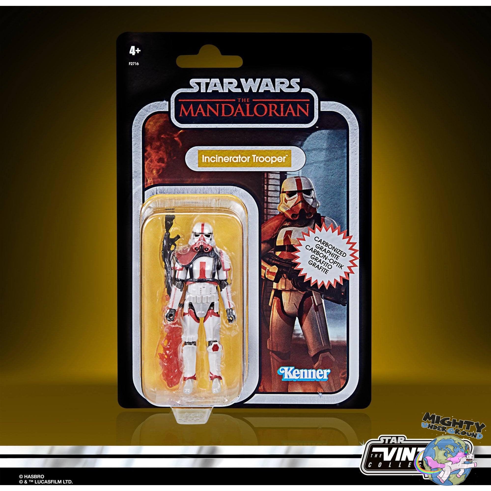 Star Wars Vintage Collection: Incinerator Trooper (The Mandalorian, Carbonized) - 10 cm-Actionfiguren-Hasbro-Mighty Underground