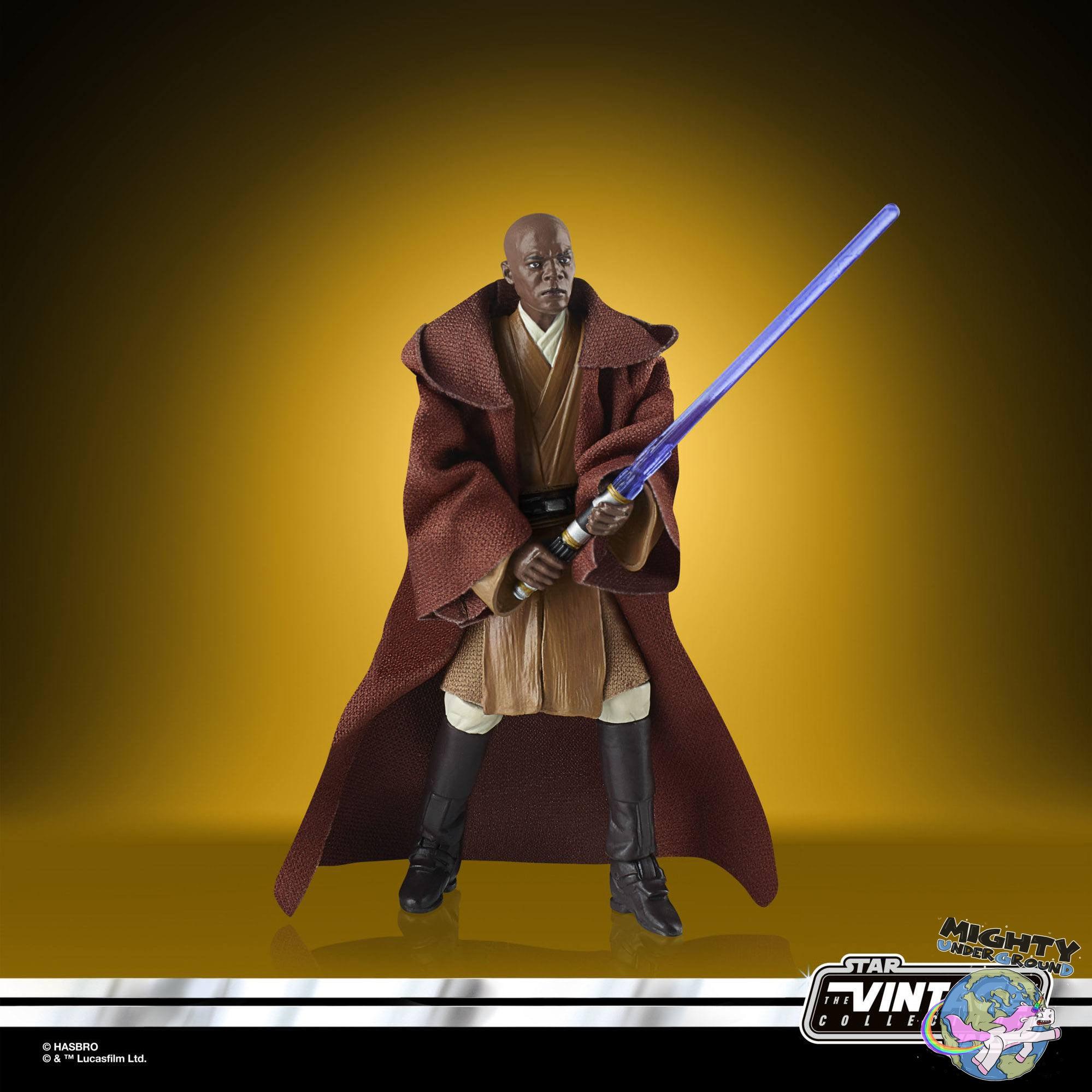 Star Wars Vintage Collection: Mace Windu (Episode II) - 10 cm-Actionfiguren-Hasbro-Mighty Underground