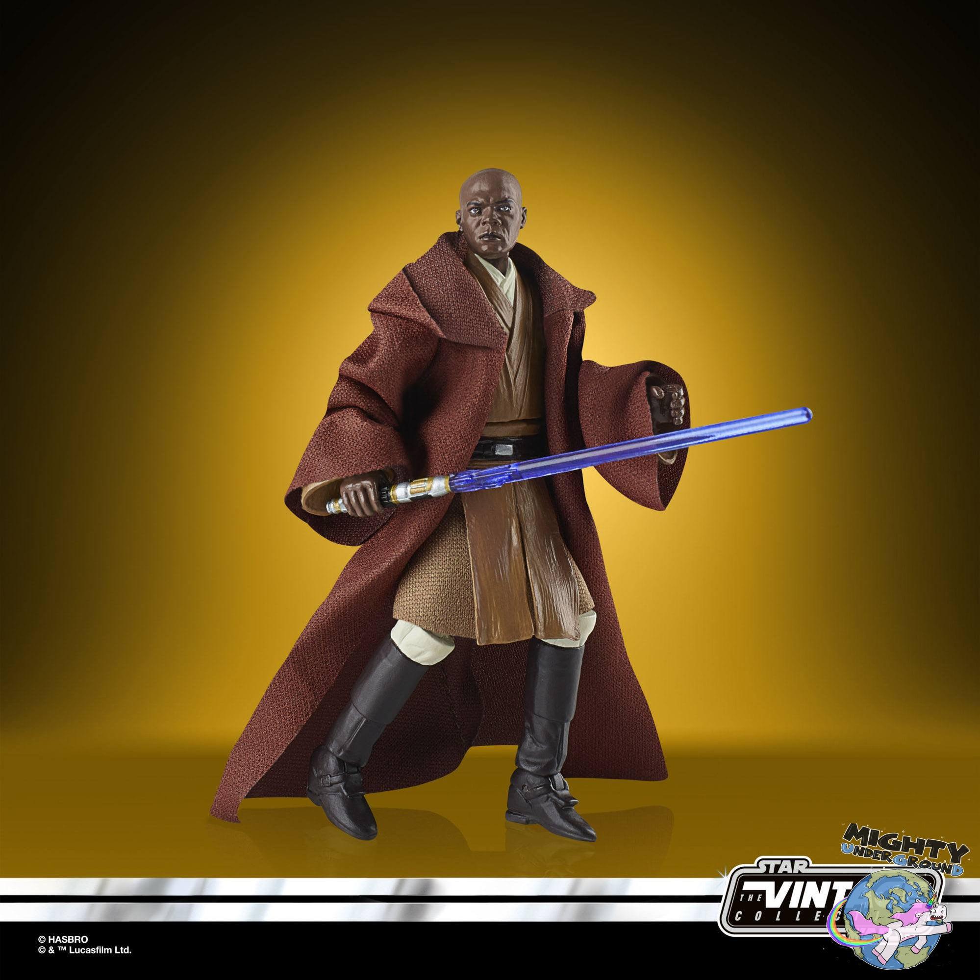 Star Wars Vintage Collection: Mace Windu (Episode II) - 10 cm-Actionfiguren-Hasbro-Mighty Underground