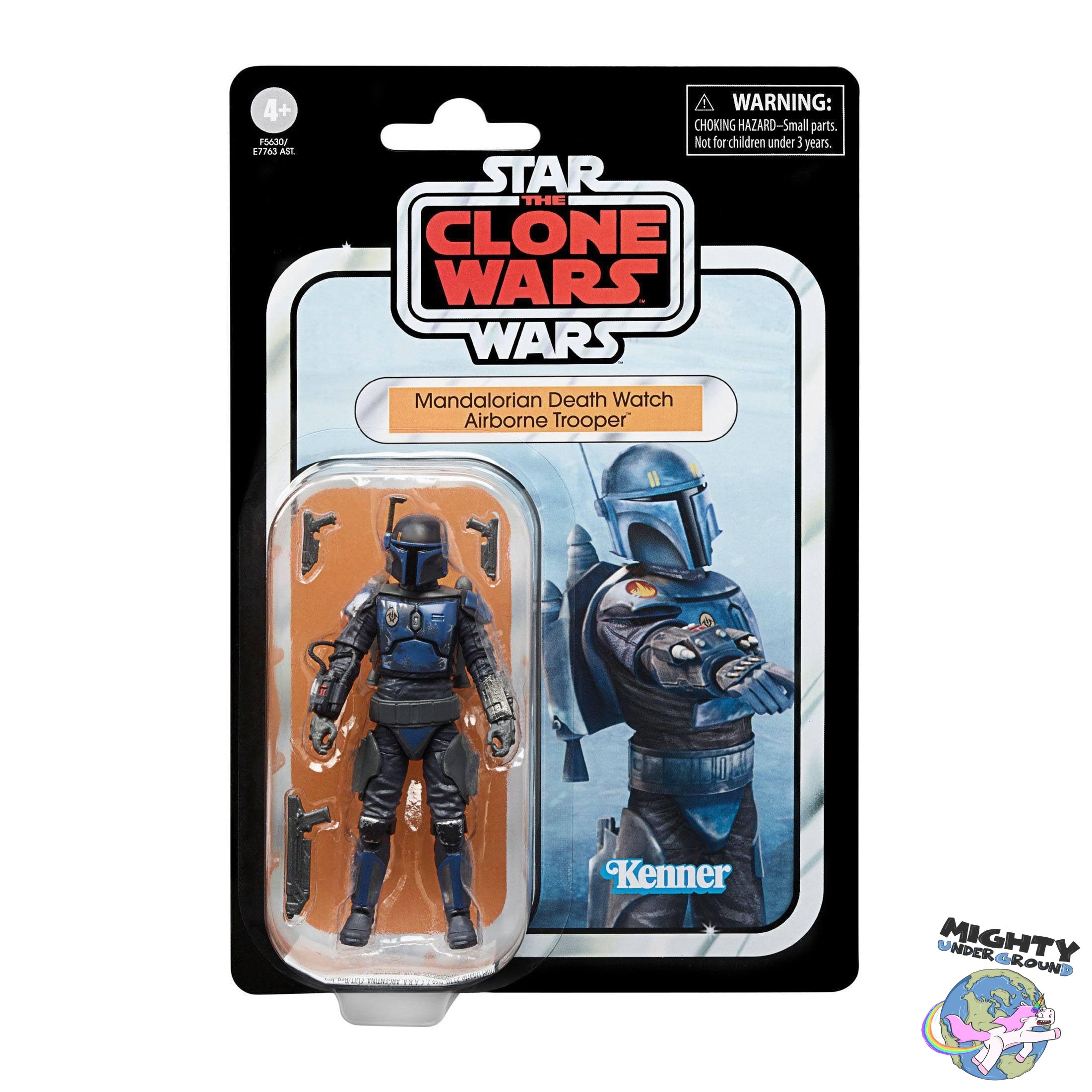 Star Wars Vintage Collection: Mandalorian Death Watch Airborne Trooper (The Clone Wars) - 10 cm-Actionfiguren-Hasbro-Mighty Underground