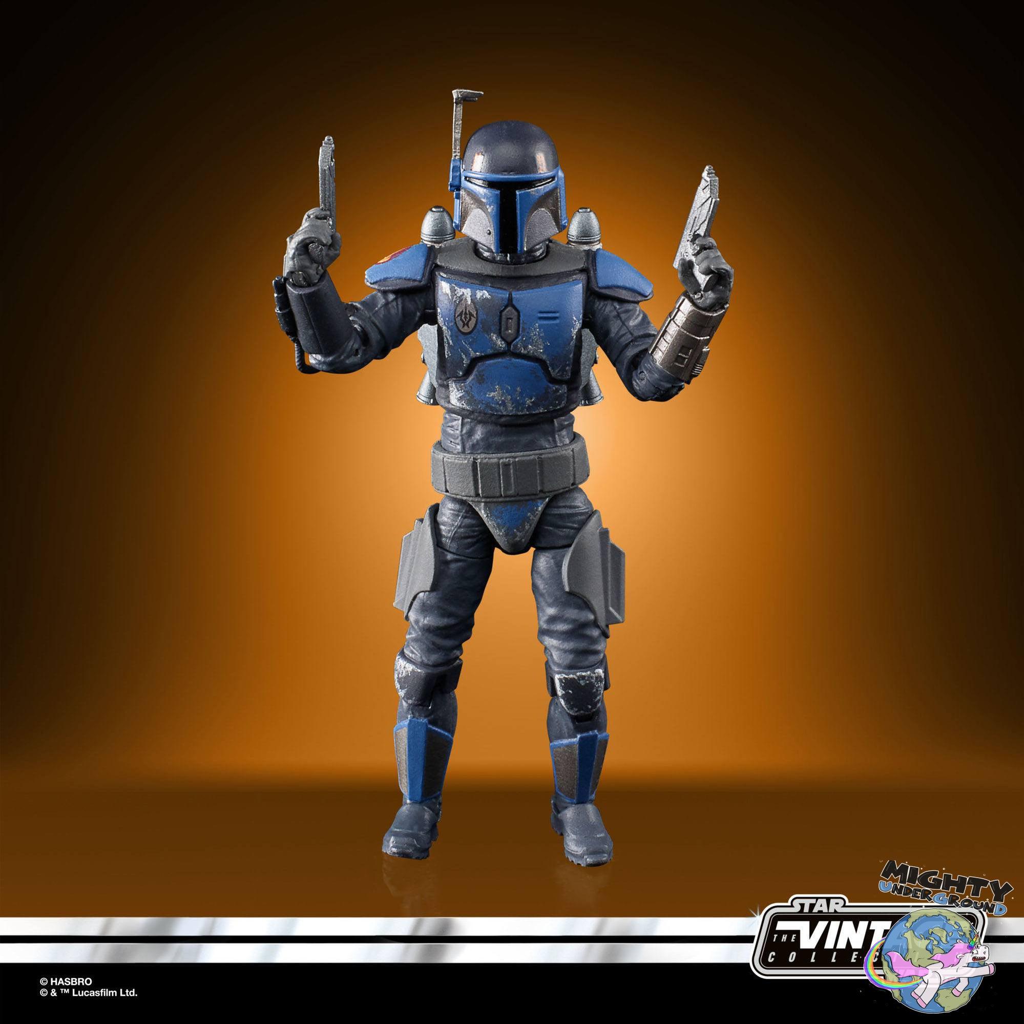 Star Wars Vintage Collection: Mandalorian Death Watch Airborne Trooper (The Clone Wars) - 10 cm-Actionfiguren-Hasbro-Mighty Underground