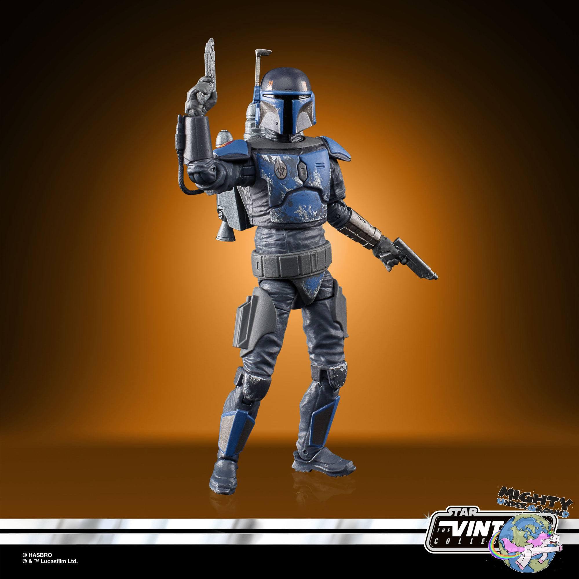 Star Wars Vintage Collection: Mandalorian Death Watch Airborne Trooper (The Clone Wars) - 10 cm-Actionfiguren-Hasbro-Mighty Underground