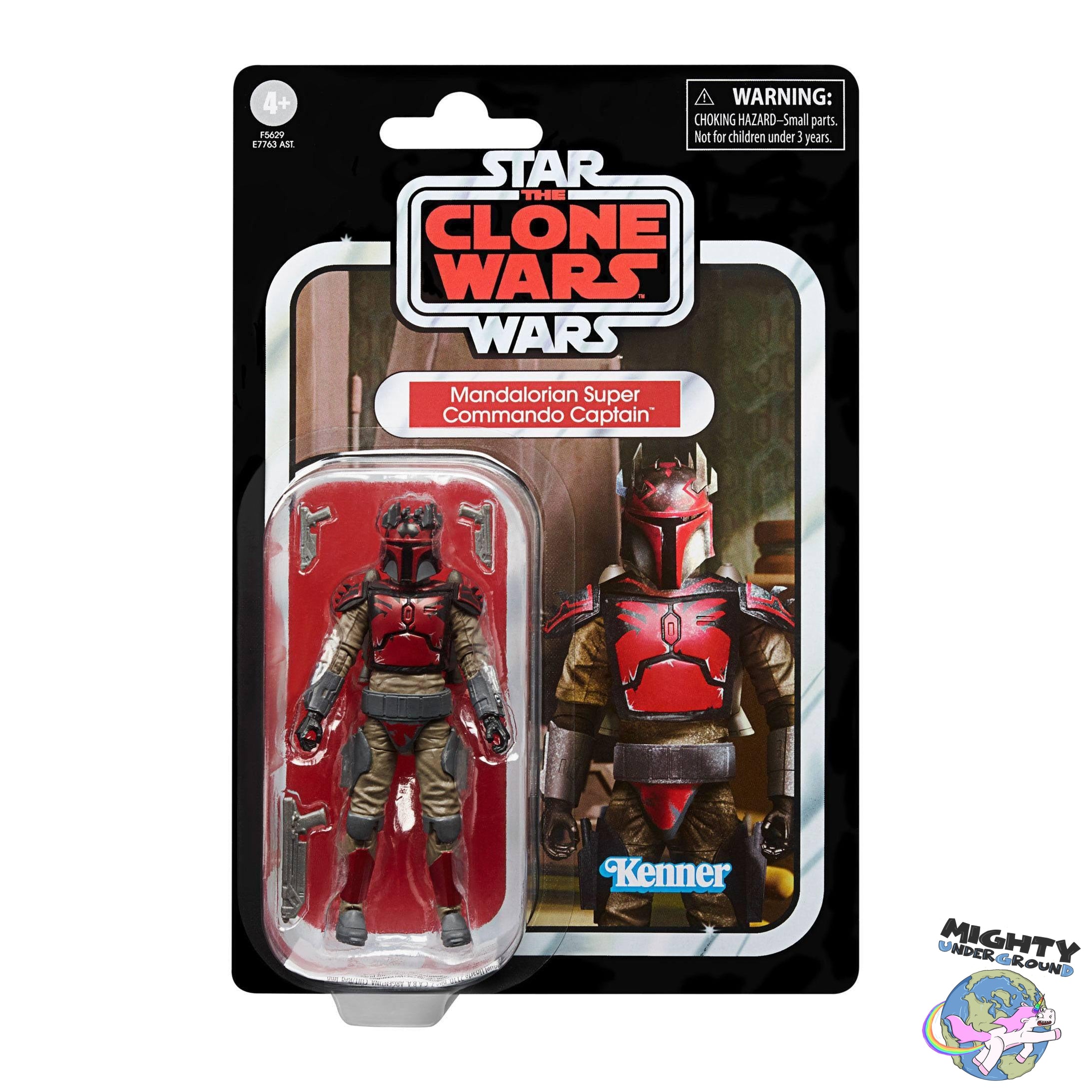 Star Wars Vintage Collection: Mandalorian Super Commando Captain (The Clone Wars) - 10 cm-Actionfiguren-Hasbro-Mighty Underground