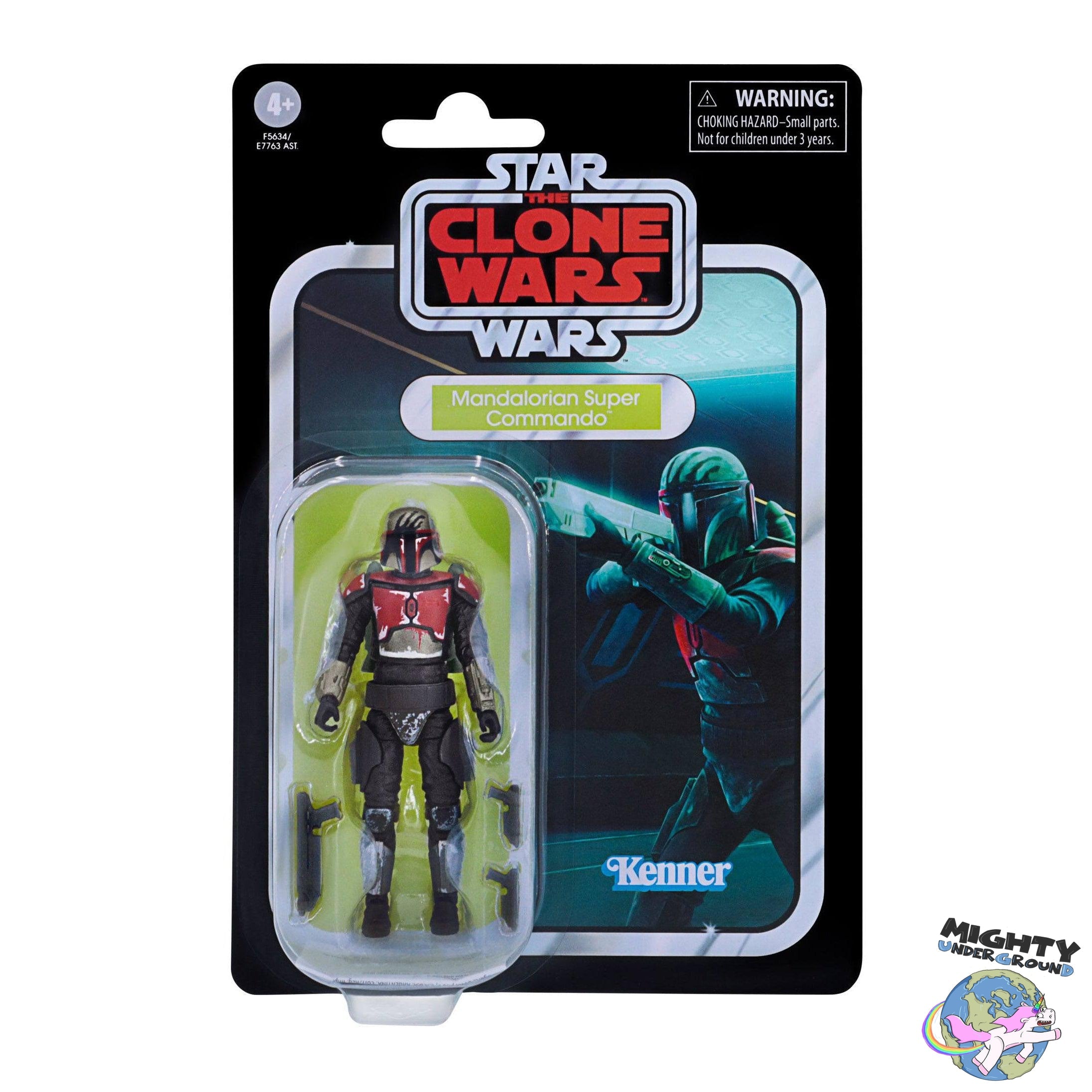Star Wars Vintage Collection: Mandalorian Super Commando (Clone Wars) - 10 cm-Actionfiguren-Hasbro-Mighty Underground