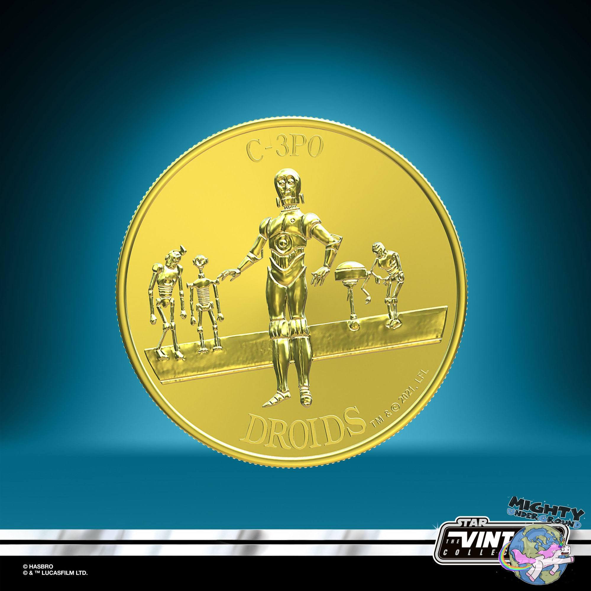 Star Wars Vintage Collection: See-Threepio (C-3PO, Droids) - 10 cm-Actionfiguren-Hasbro-Mighty Underground