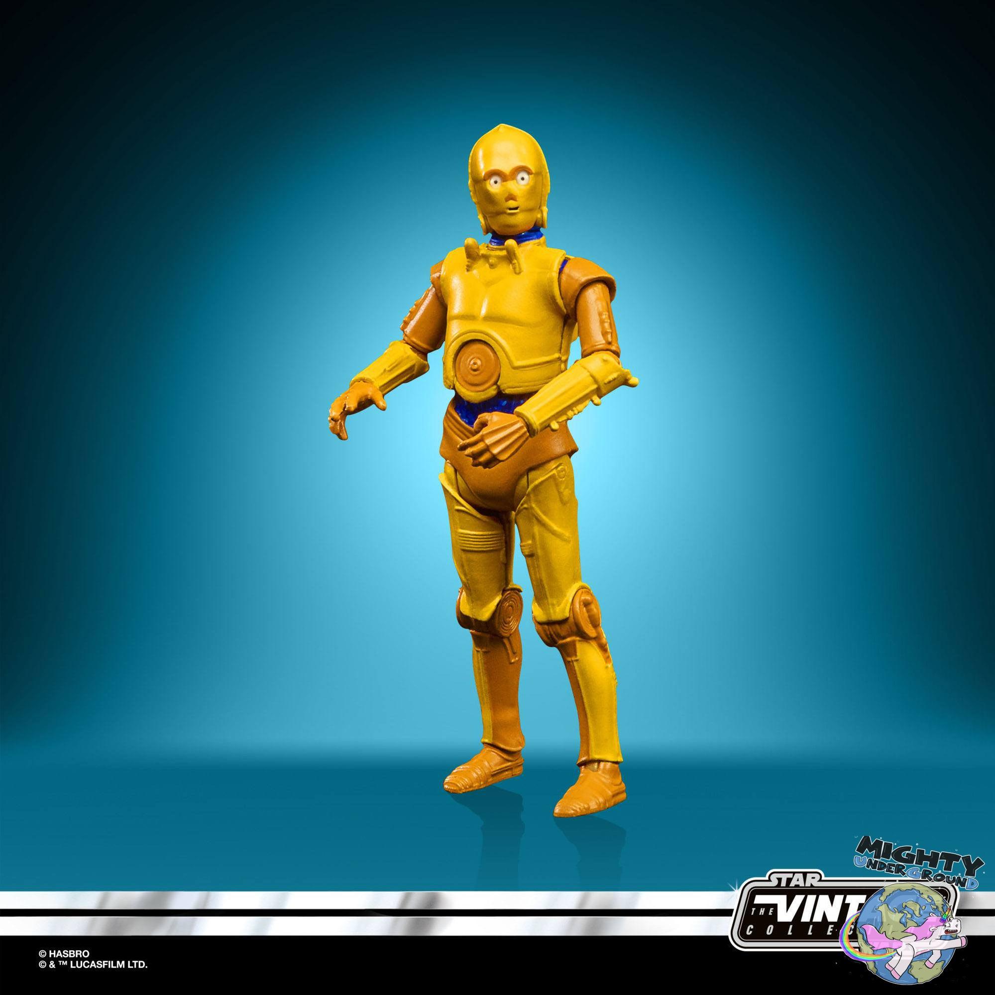 Star Wars Vintage Collection: See-Threepio (C-3PO, Droids) - 10 cm-Actionfiguren-Hasbro-Mighty Underground