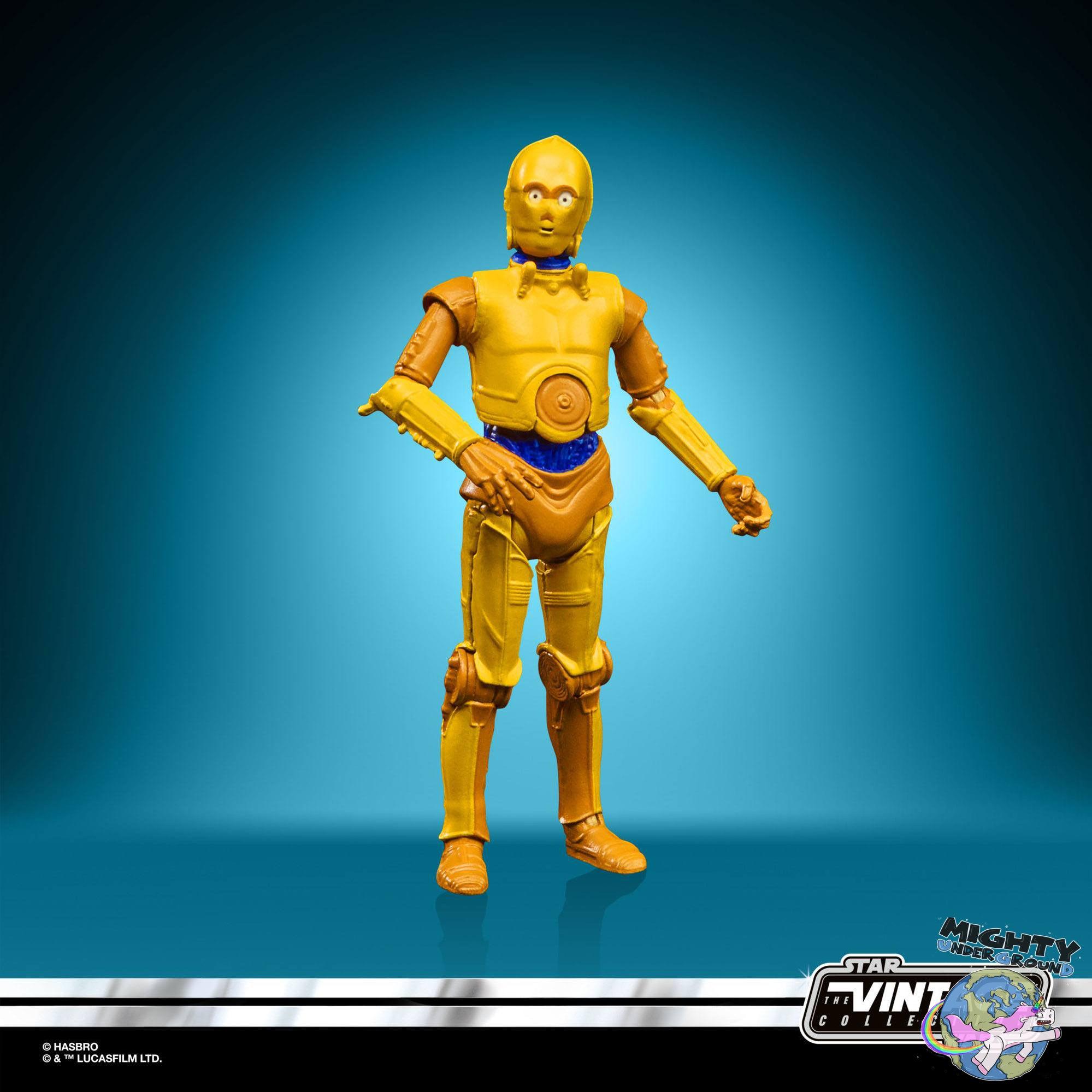 Star Wars Vintage Collection: See-Threepio (C-3PO, Droids) - 10 cm-Actionfiguren-Hasbro-Mighty Underground