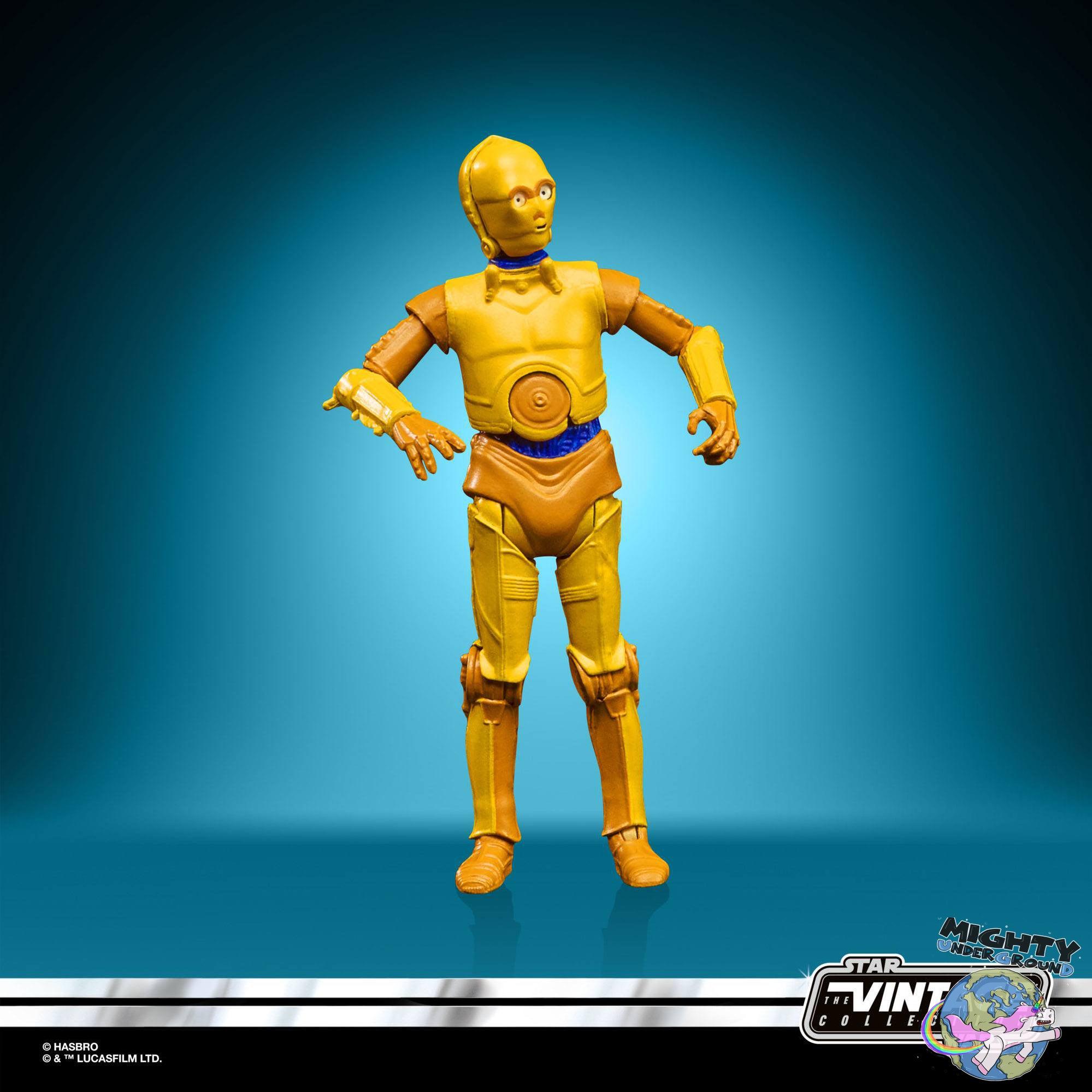Star Wars Vintage Collection: See-Threepio (C-3PO, Droids) - 10 cm-Actionfiguren-Hasbro-Mighty Underground