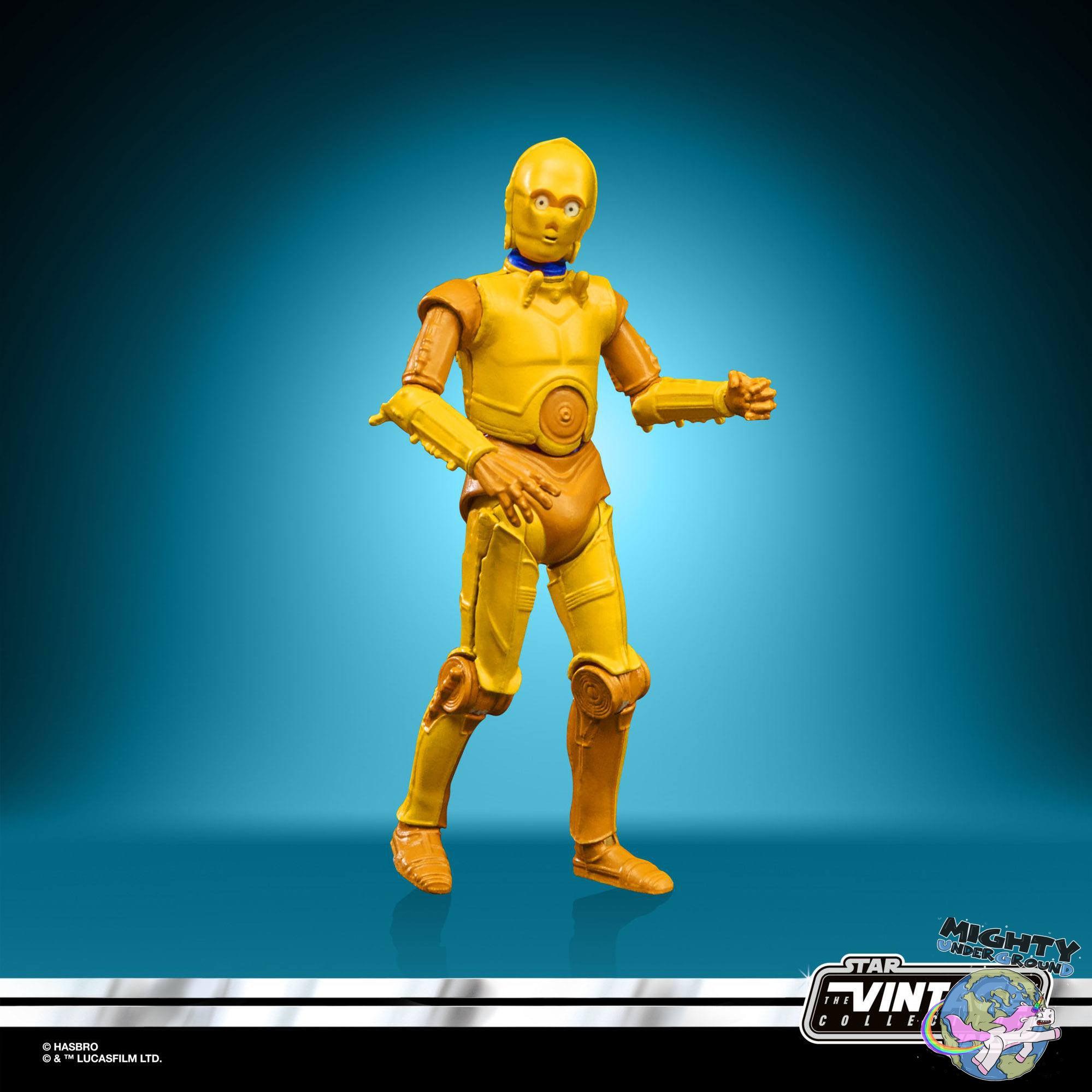 Star Wars Vintage Collection: See-Threepio (C-3PO, Droids) - 10 cm-Actionfiguren-Hasbro-Mighty Underground