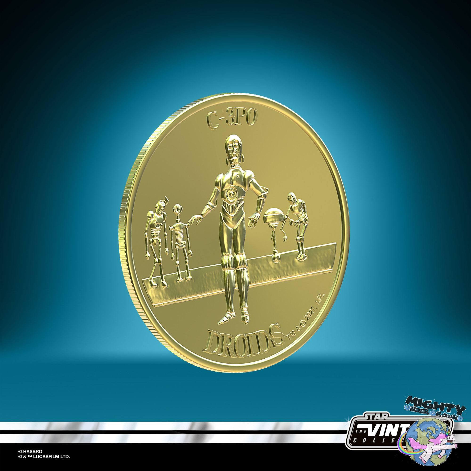 Star Wars Vintage Collection: See-Threepio (C-3PO, Droids) - 10 cm-Actionfiguren-Hasbro-Mighty Underground