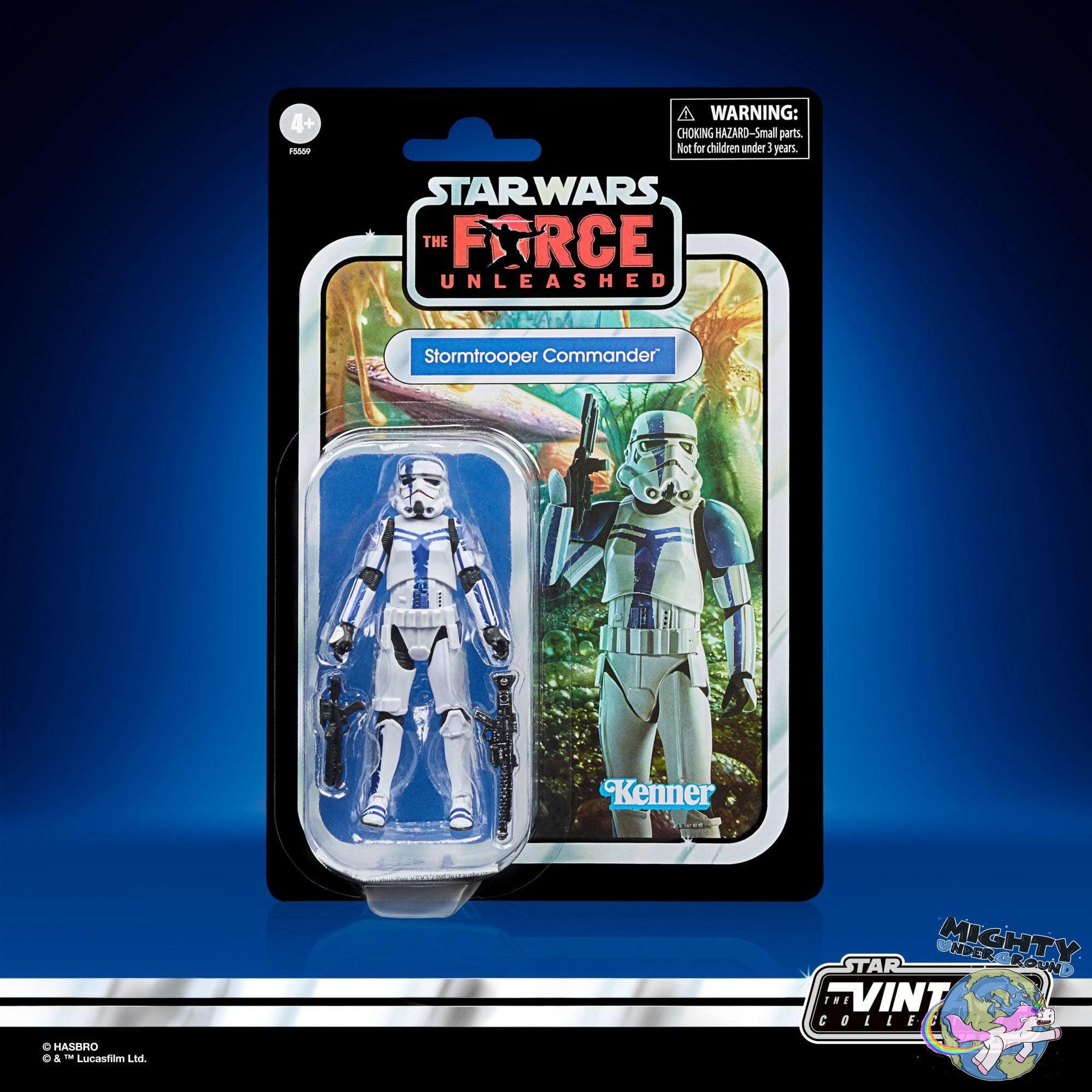 Star Wars Vintage Collection: Stormtrooper Commander (The Force Unleashed) - 10 cm-Actionfiguren-Hasbro-Mighty Underground