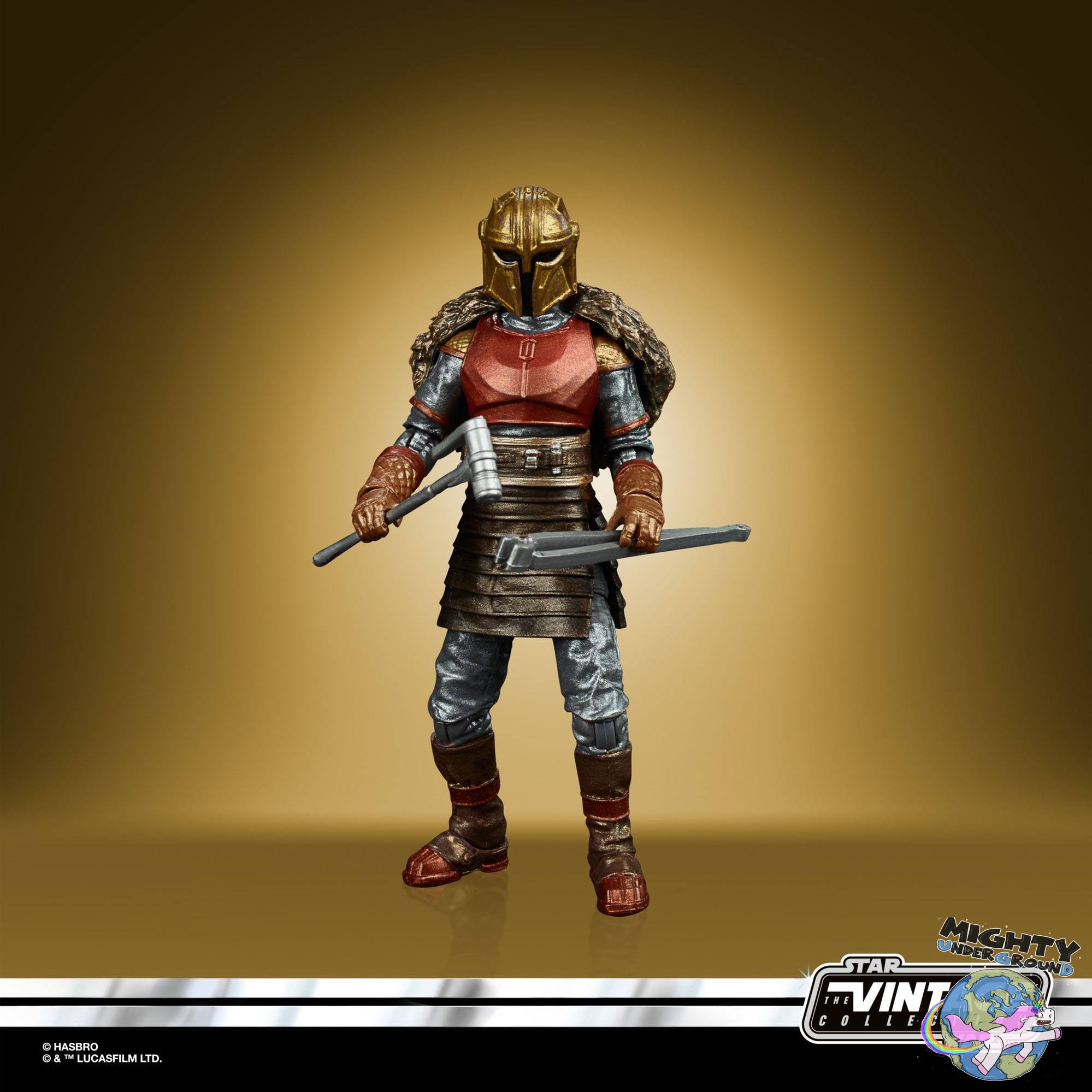 Star Wars Vintage Collection: The Armorer (The Mandalorian, Carbonized) - 10 cm-Actionfiguren-Hasbro-Mighty Underground
