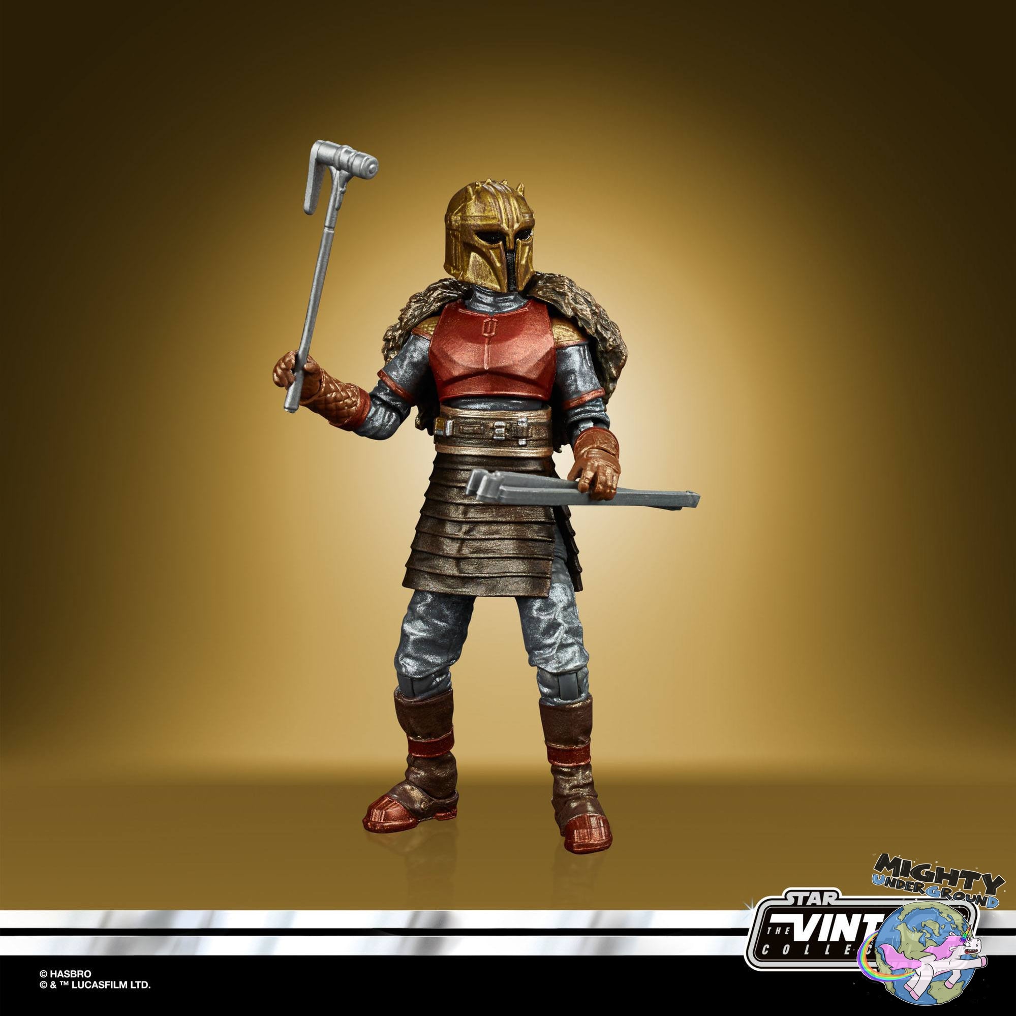 Star Wars Vintage Collection: The Armorer (The Mandalorian, Carbonized) - 10 cm-Actionfiguren-Hasbro-Mighty Underground